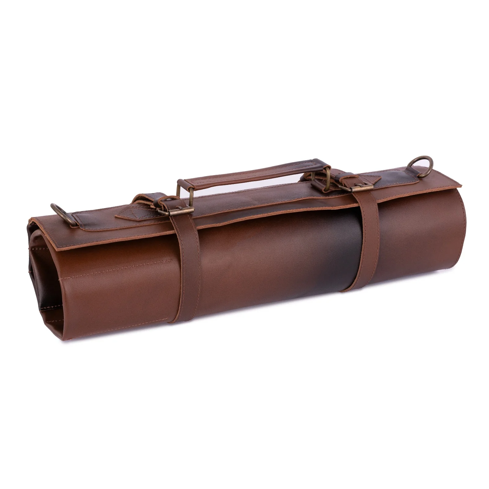 The East Sussex 5 Pocket Full Grain Handmade Leather Knife Roll - Image 20