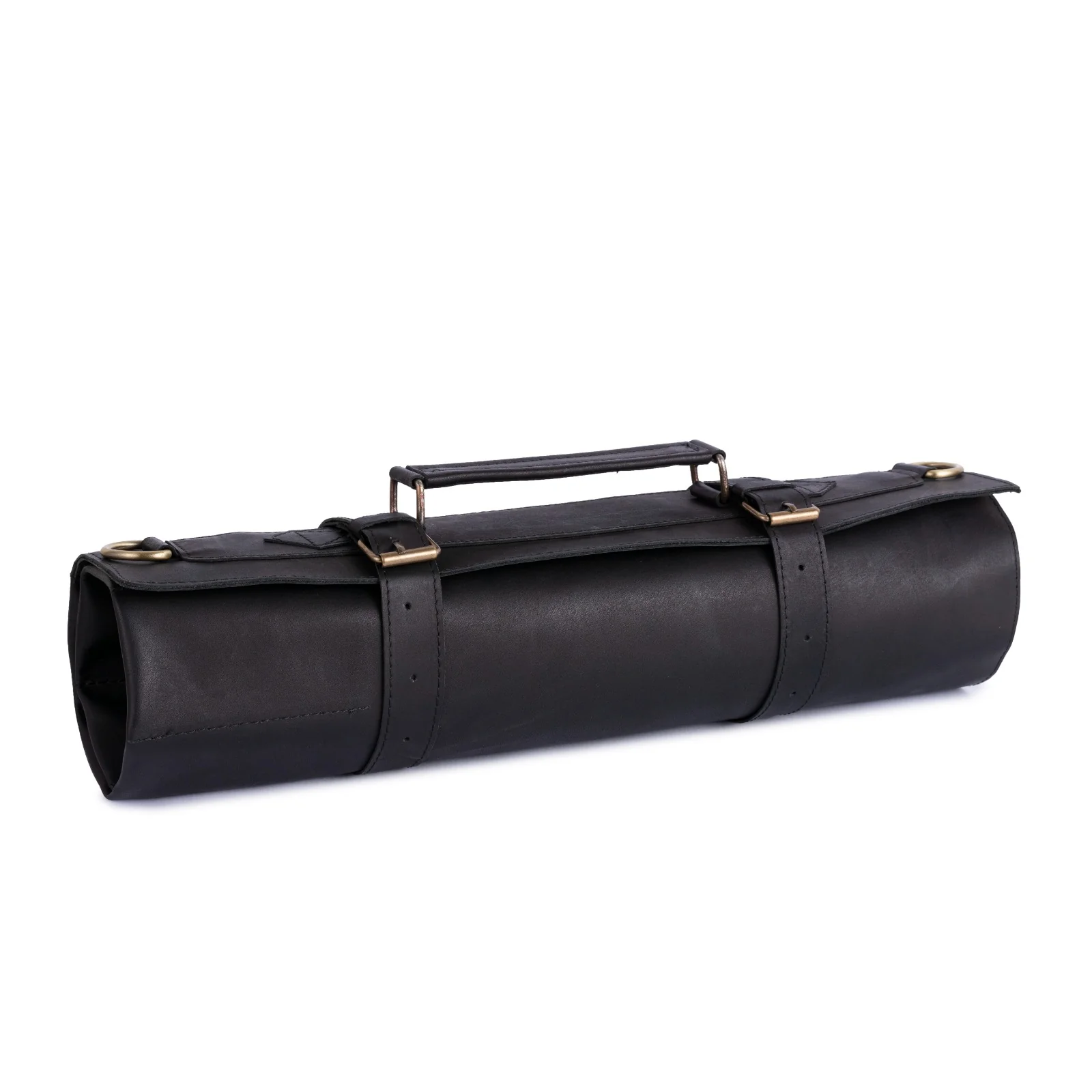 The East Sussex 5 Pocket Full Grain Handmade Leather Knife Roll - Image 5