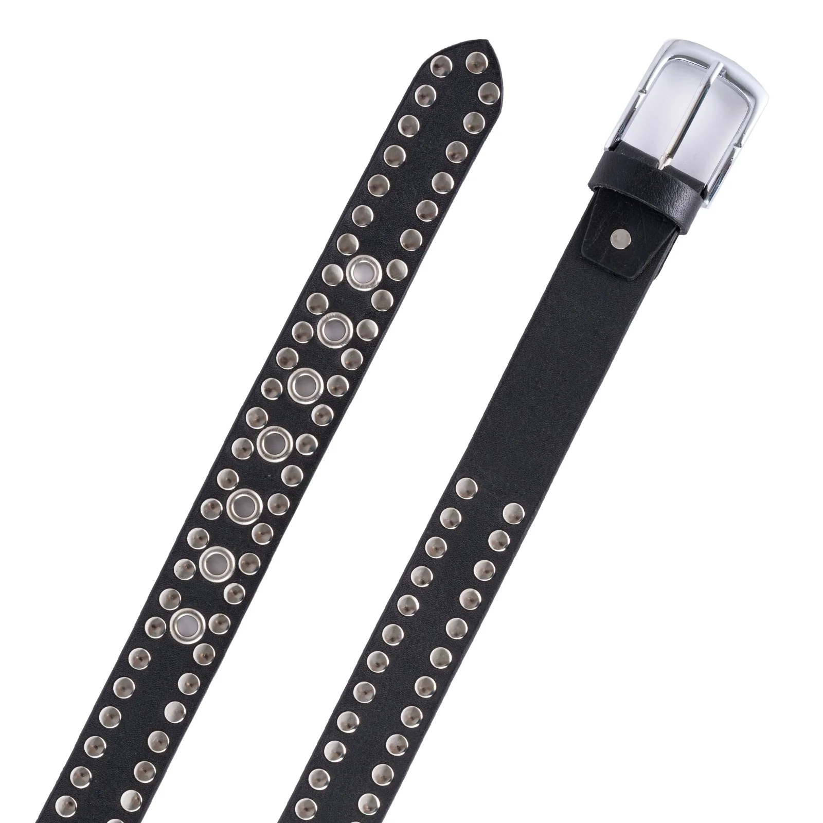 The Shropshire leather studded bonded fashion Belt - Image 3