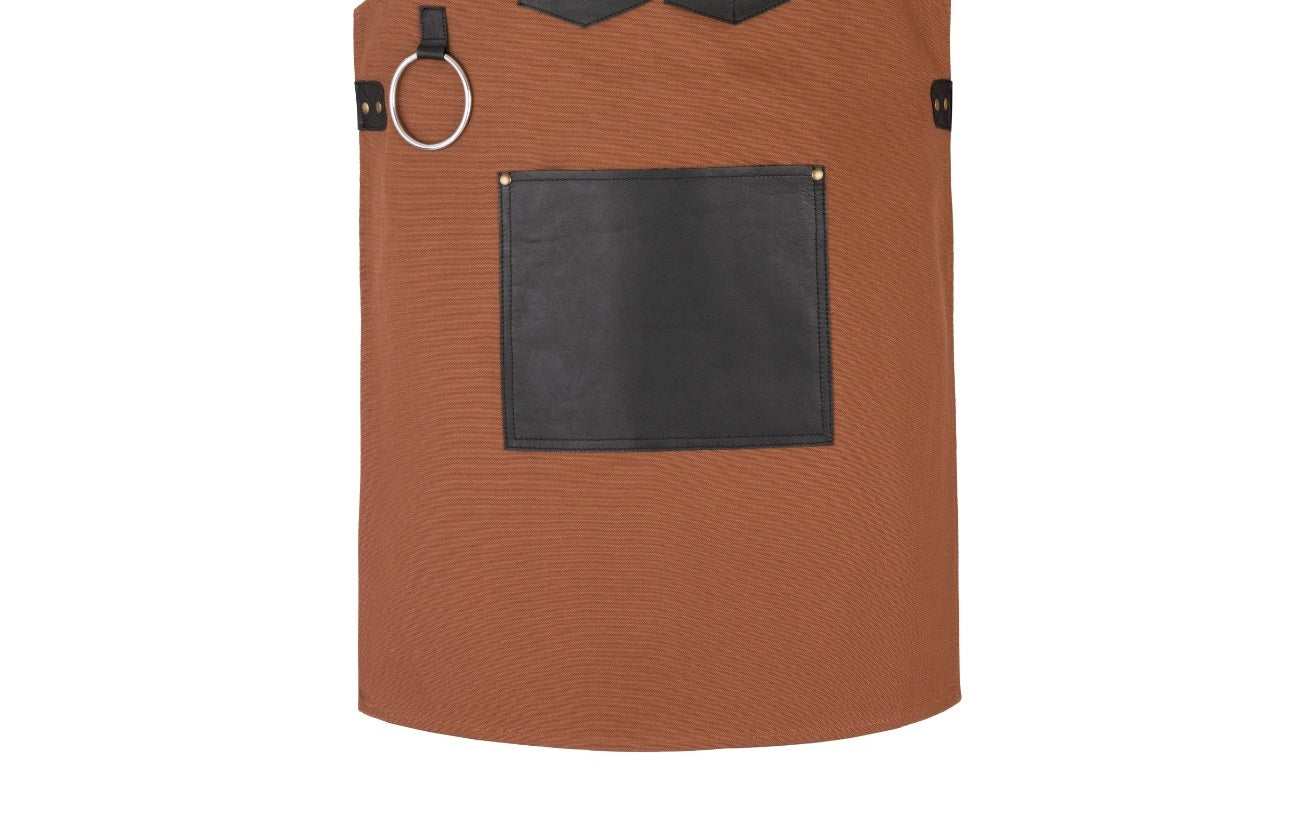 The Berkshire Canvas Apron with Leather Pocket - Image 12