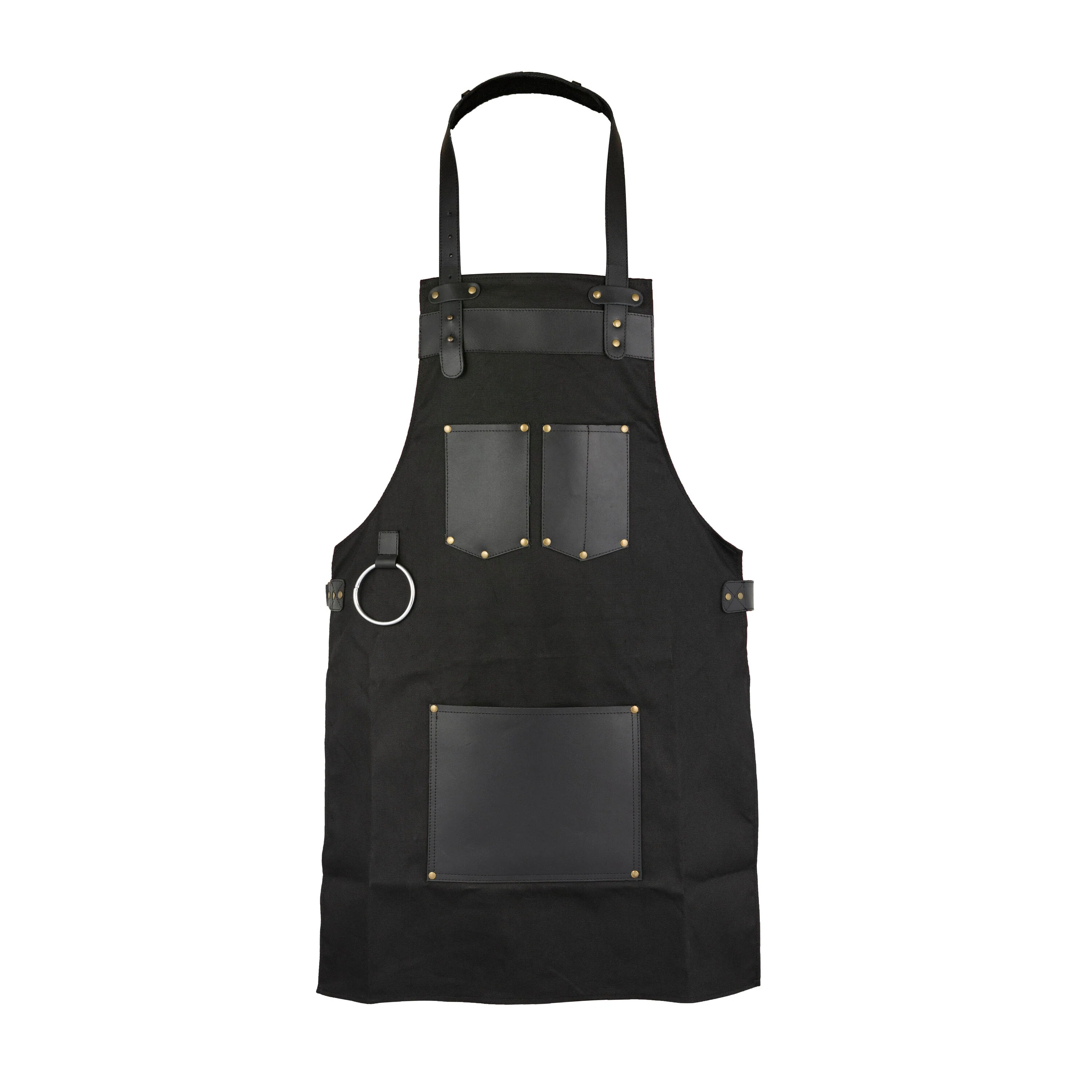 The Berkshire Canvas Apron with Leather Pocket - Image 8