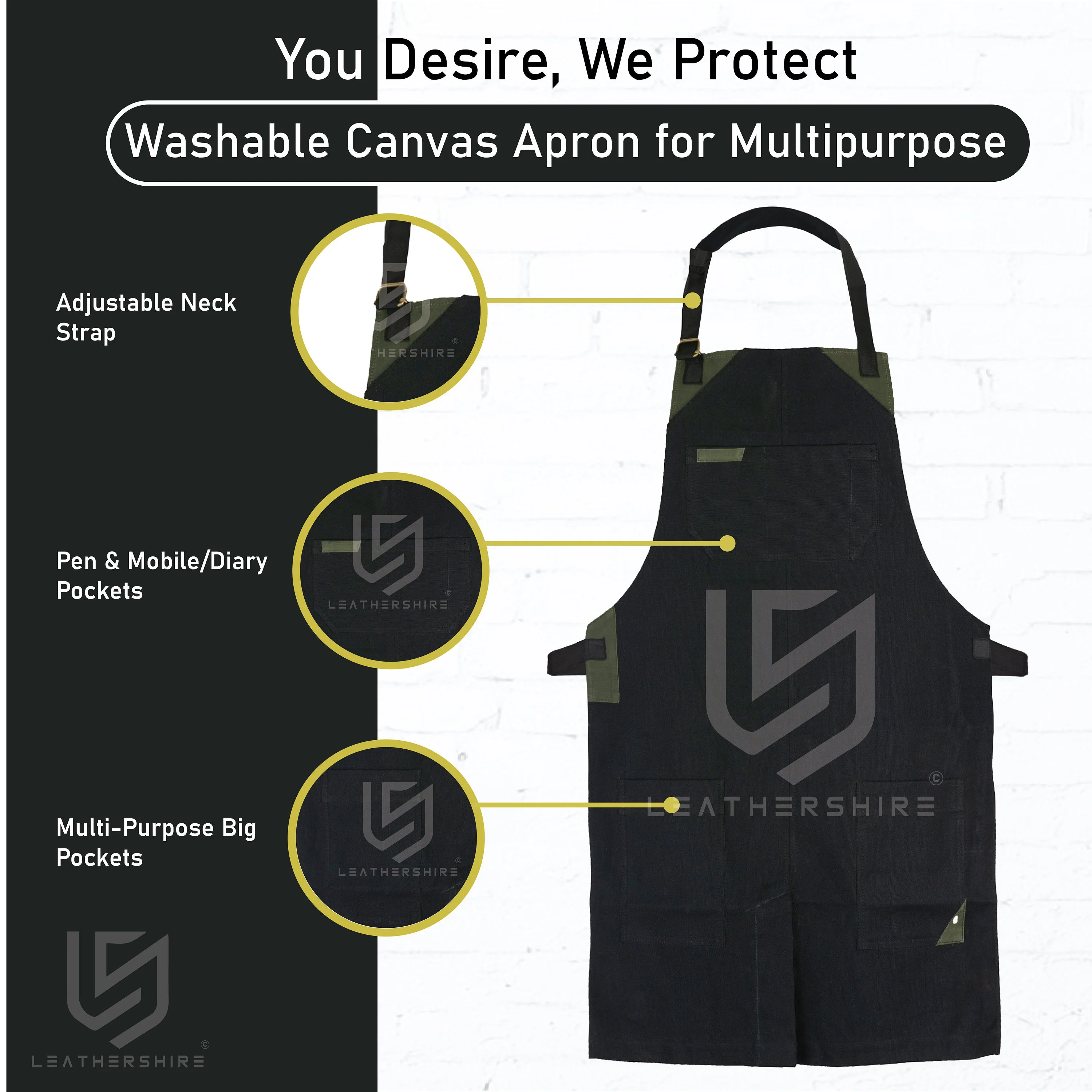The Nottinghamshire Canvas Woodwork Apron - Image 13