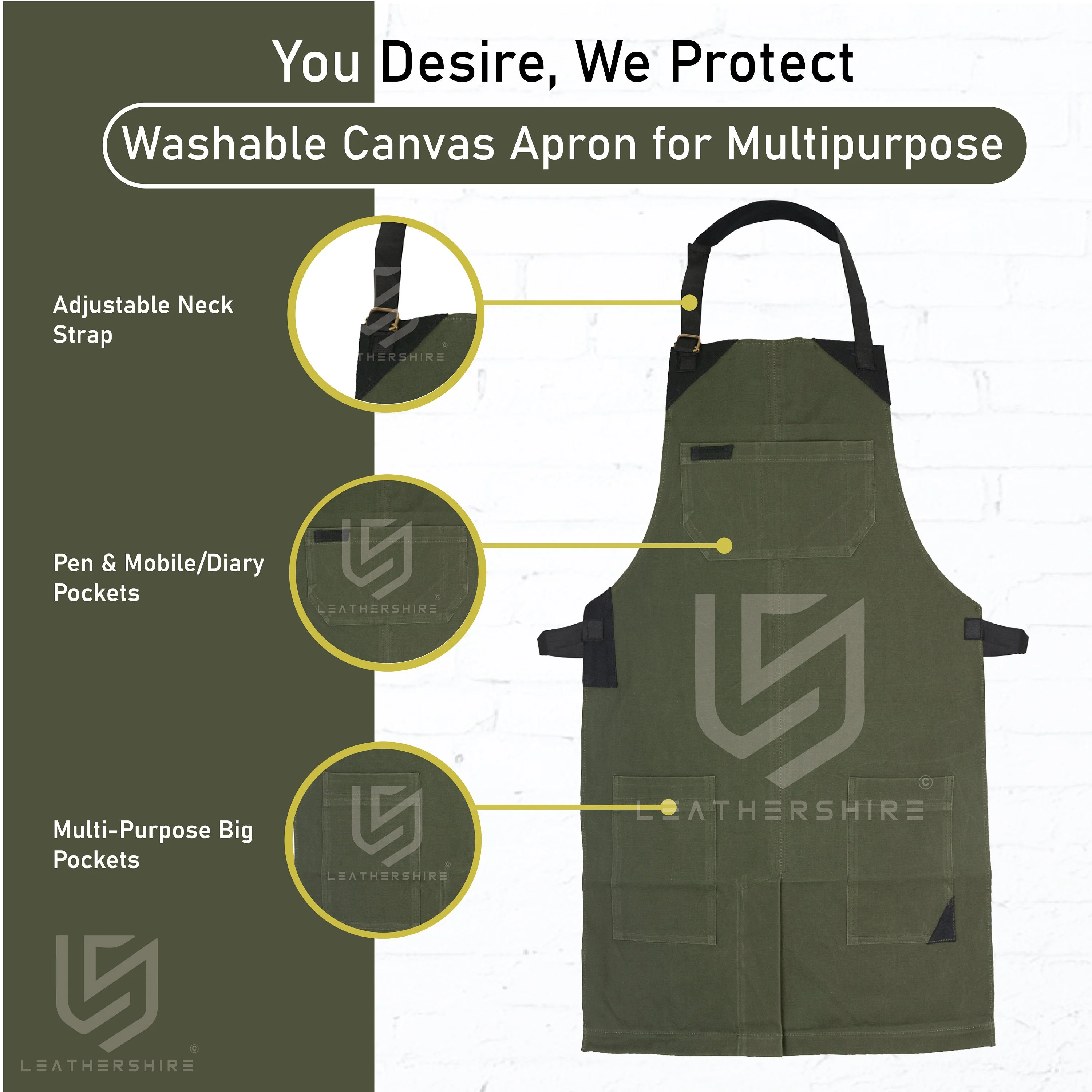 The Nottinghamshire Canvas Woodwork Apron - Image 15