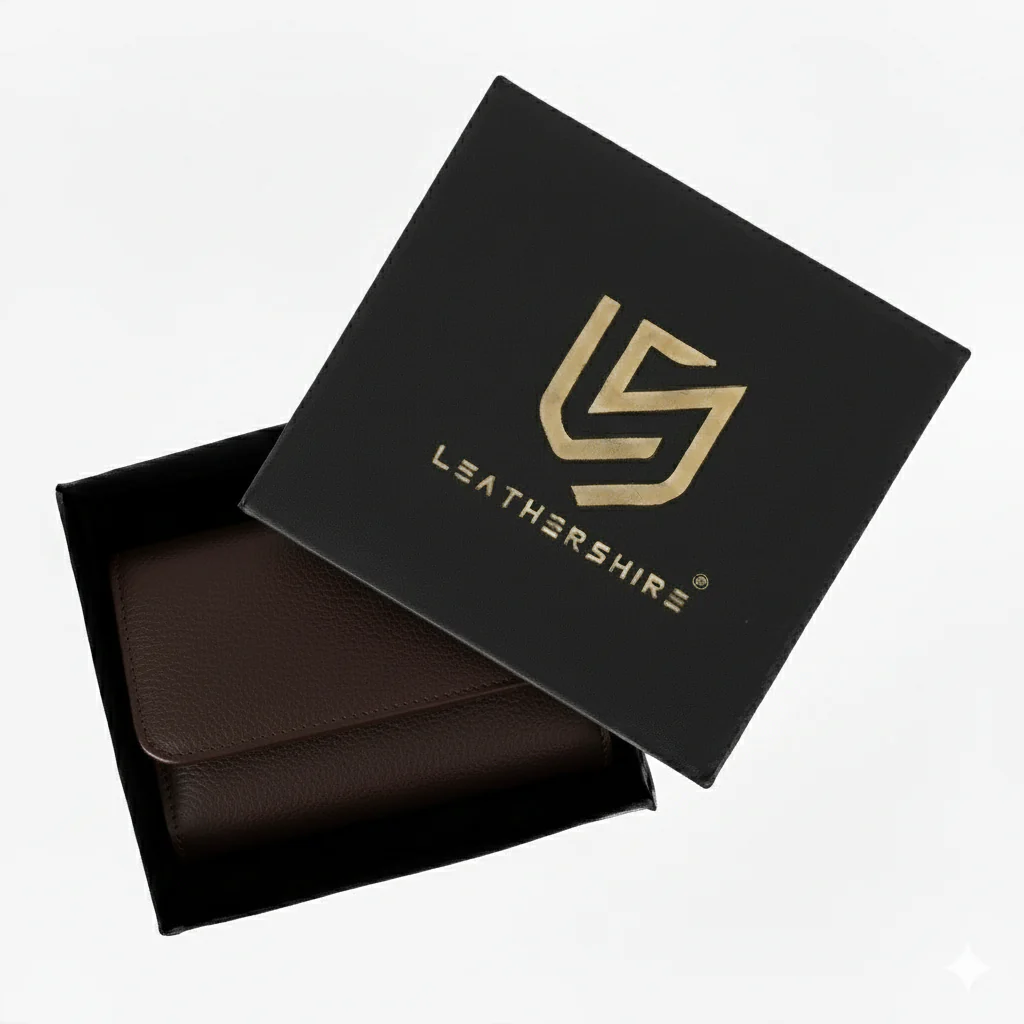 The Somerset Luxury Dark Brown Leather Watch Case - Image 13
