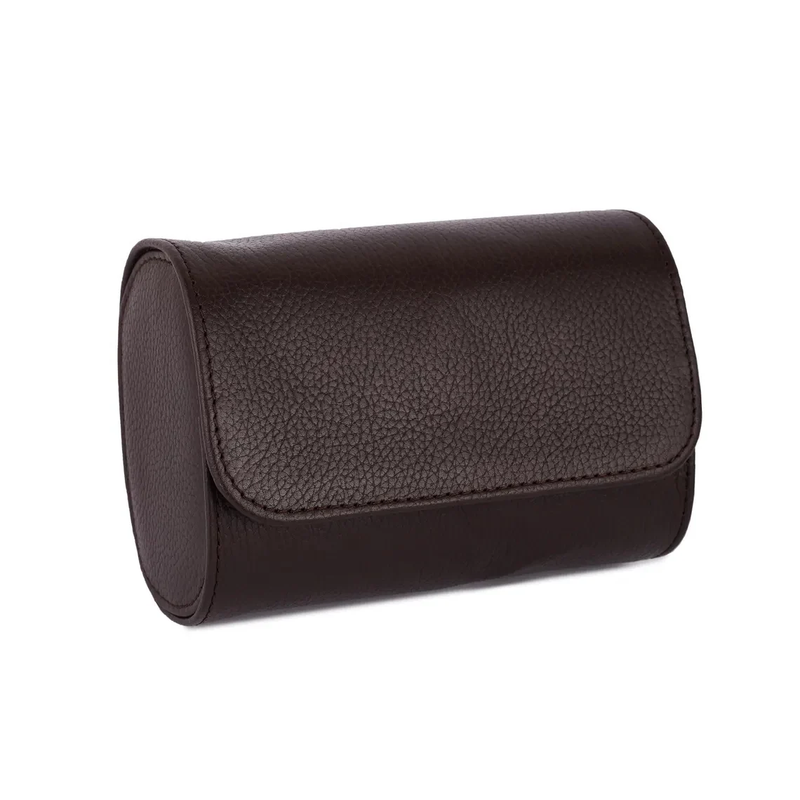 The Somerset Luxury Dark Brown Leather Watch Case - Image 6