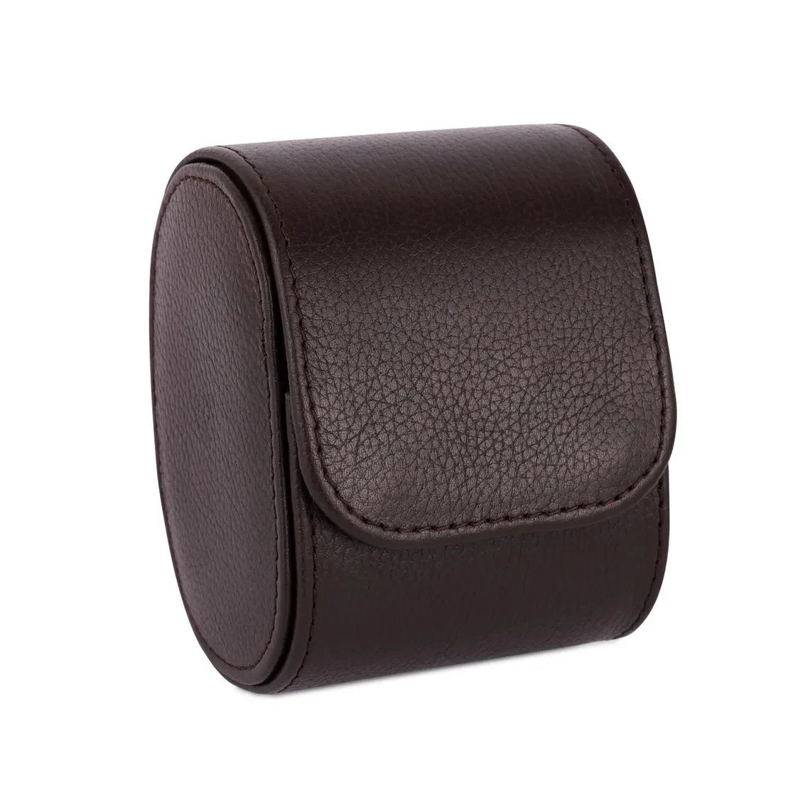 The Somerset Luxury Dark Brown Leather Watch Case - Image 9
