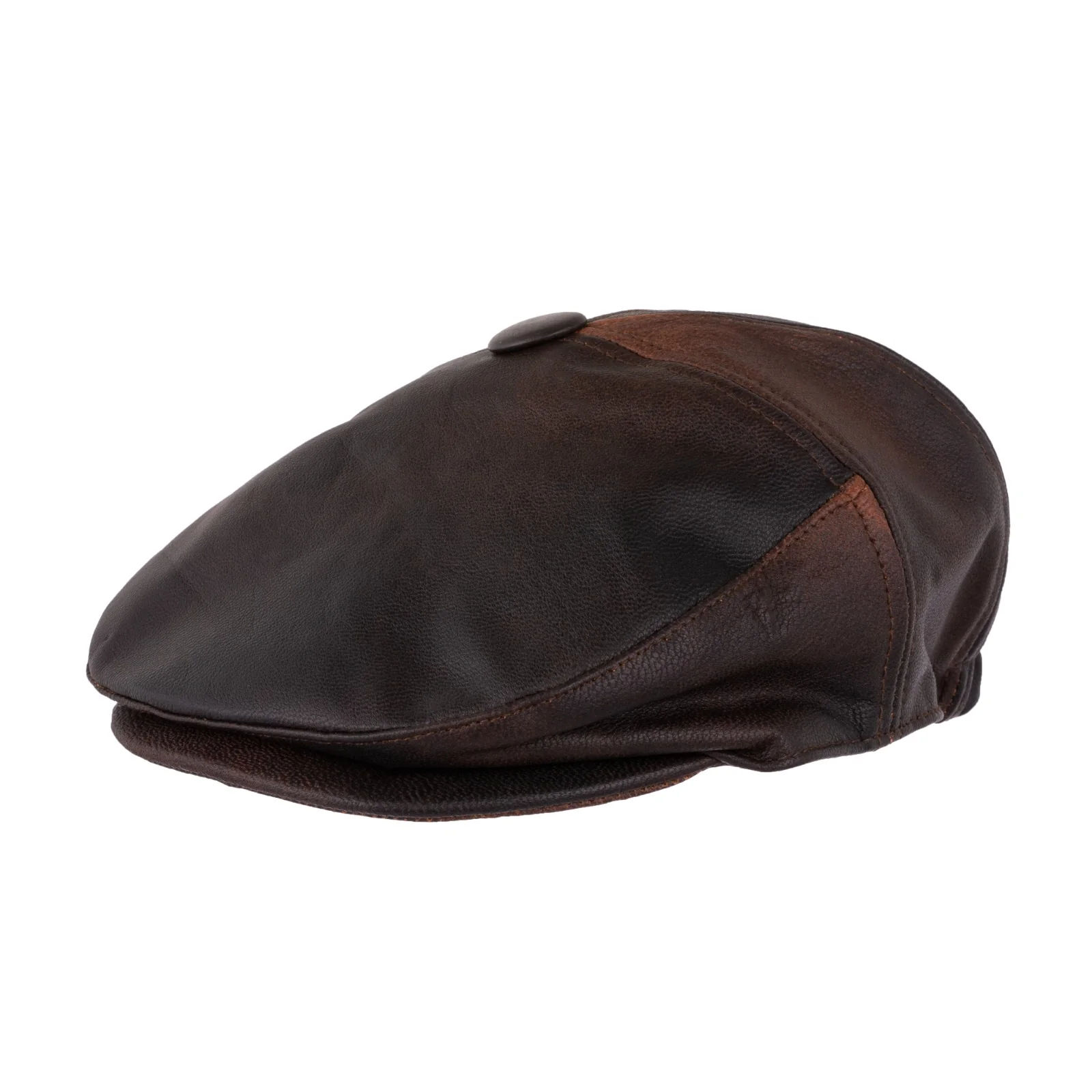 Dark brown Leather apron and Roll with Leather Mitts & Cap Gift Set - Chef Gift Set - Image 11