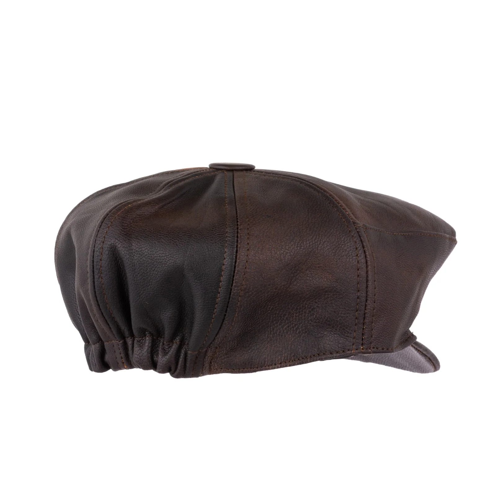 Dark brown Leather apron and Roll with Leather Mitts & Cap Gift Set - Chef Gift Set - Image 14