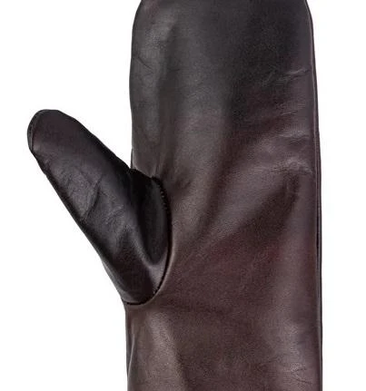Dark brown Leather apron and Roll with Leather Mitts & Cap Gift Set - Chef Gift Set - Image 17
