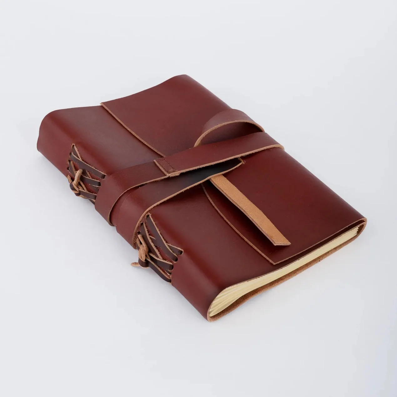 Crazy Horse Full grain Leather Journal Handmade Notebook A5 - Image 5