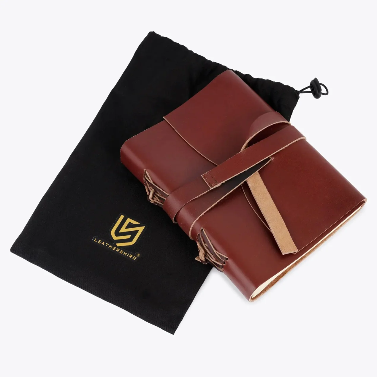 Crazy Horse Full grain Leather Journal Handmade Notebook A5 - Image 6