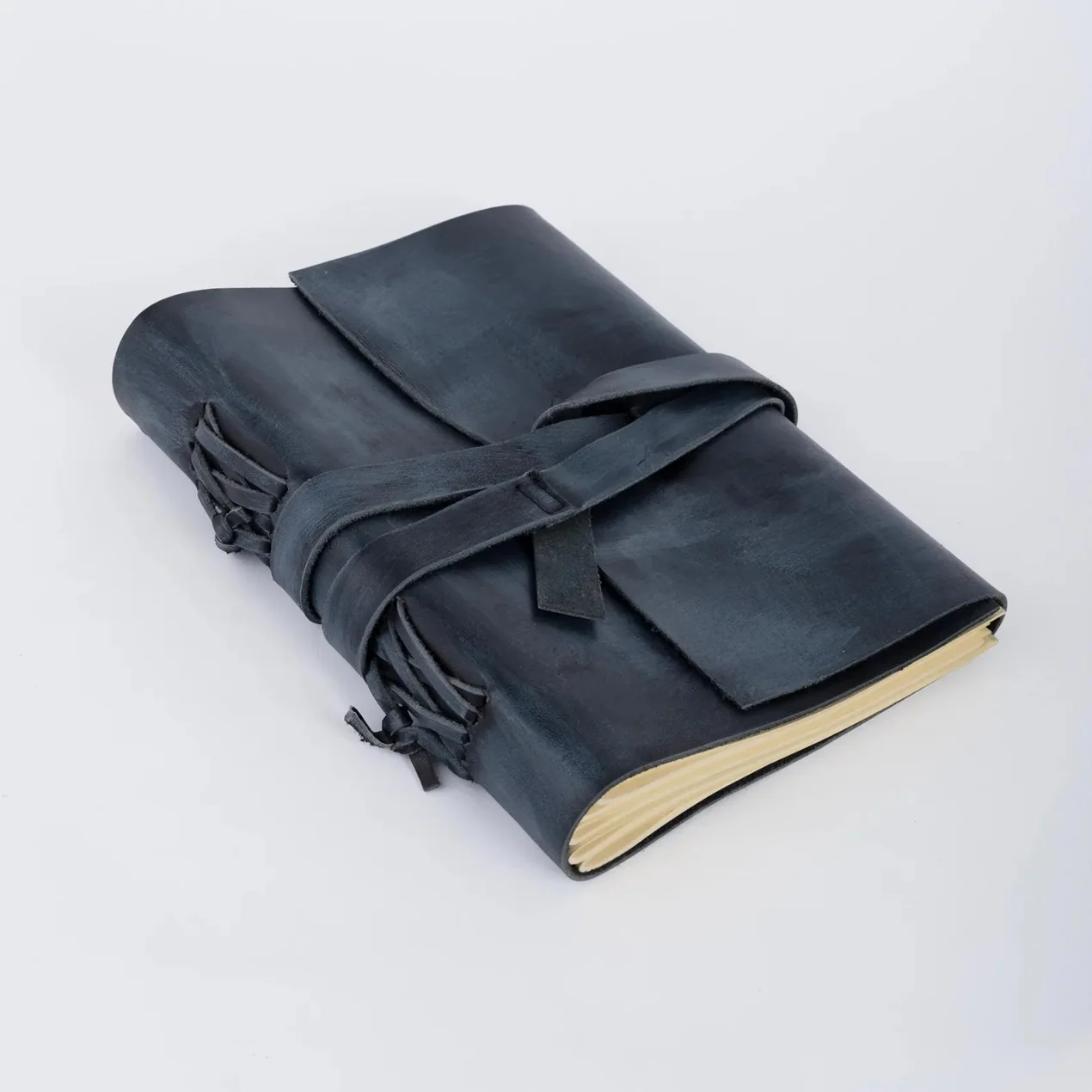 Crazy Horse Full grain Leather Journal Handmade Notebook A5 - Image 9