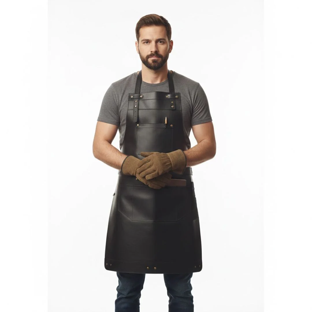 The Devon Full Grain Leather Apron - Image 10