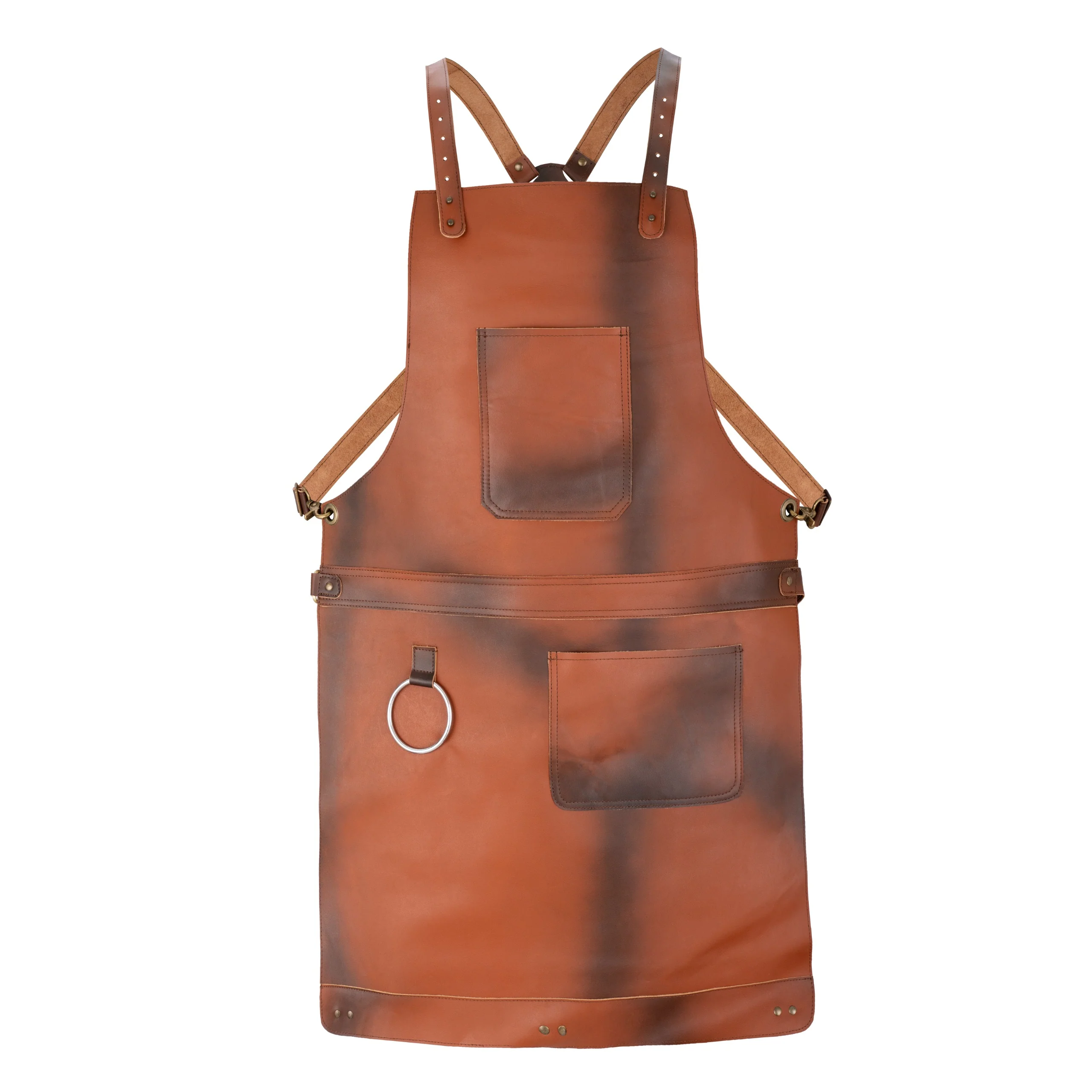 The Nottinghamshire Full Grain Leather Crossbody Apron - Image 22
