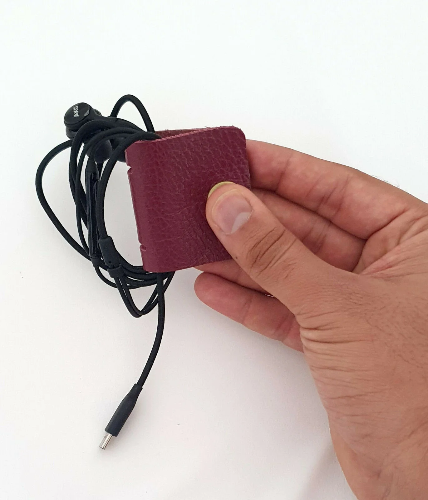 The Herefordshire Leather Headphone holder - Image 6
