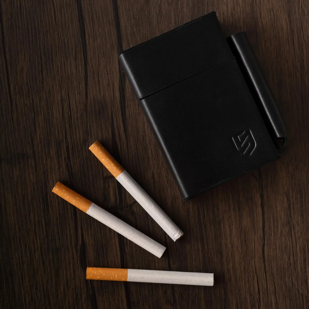 Leather Cigarette Case, Cigarette Box, Cigarette Holder - Image 2