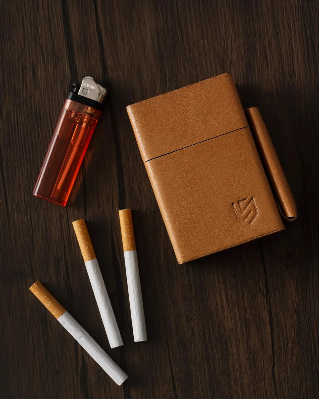 Leather Cigarette Case, Cigarette Box, Cigarette Holder - Image 8