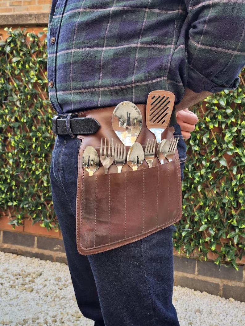 The Bristol Leather Chef utility belt,Knife bag - Image 3