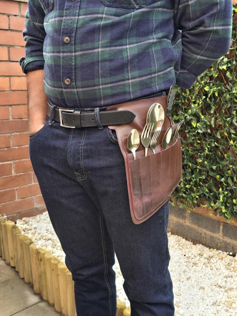 The Bristol Leather Chef utility belt,Knife bag - Image 4