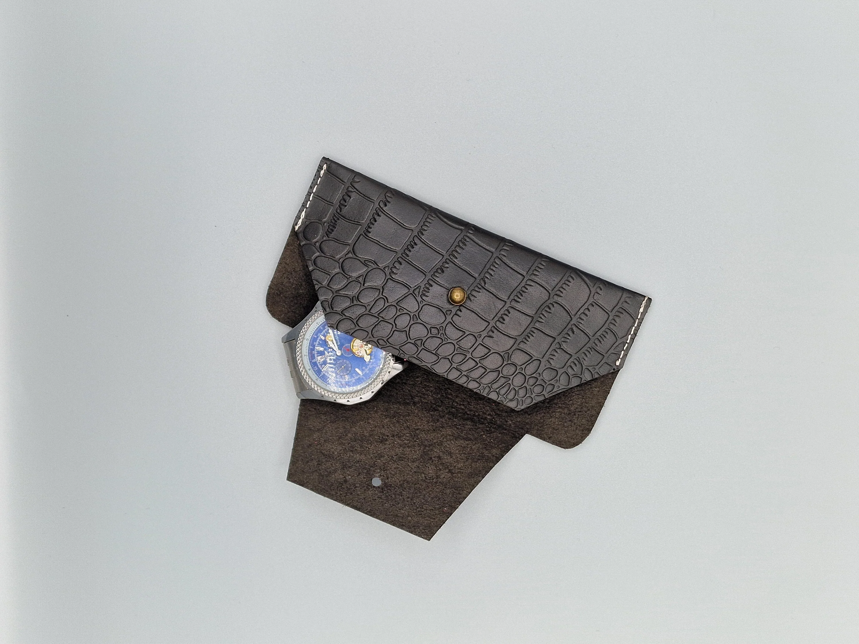 Staffordshire Leather Watch Sleeve Minimalist Holder - Image 3