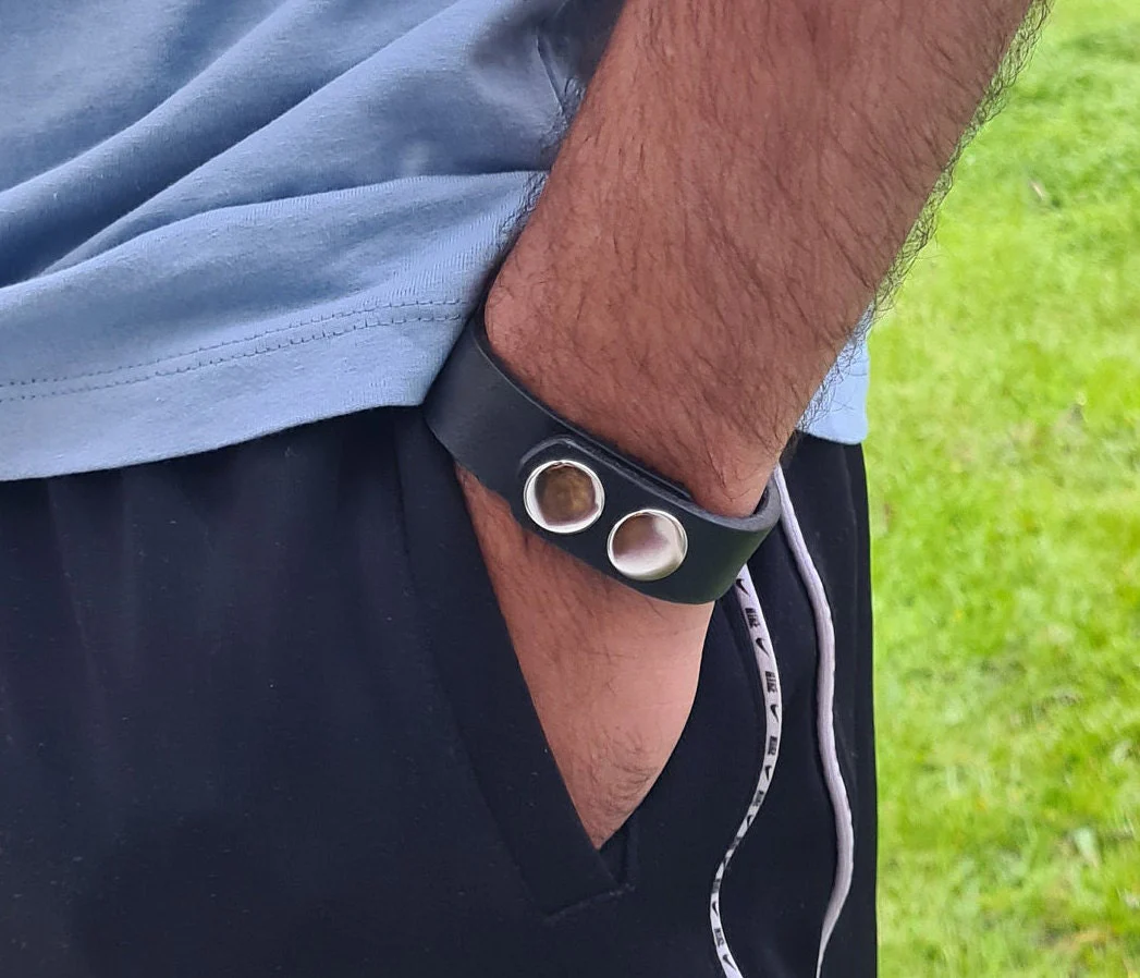 The Greater London Leather Wristband - Image 6