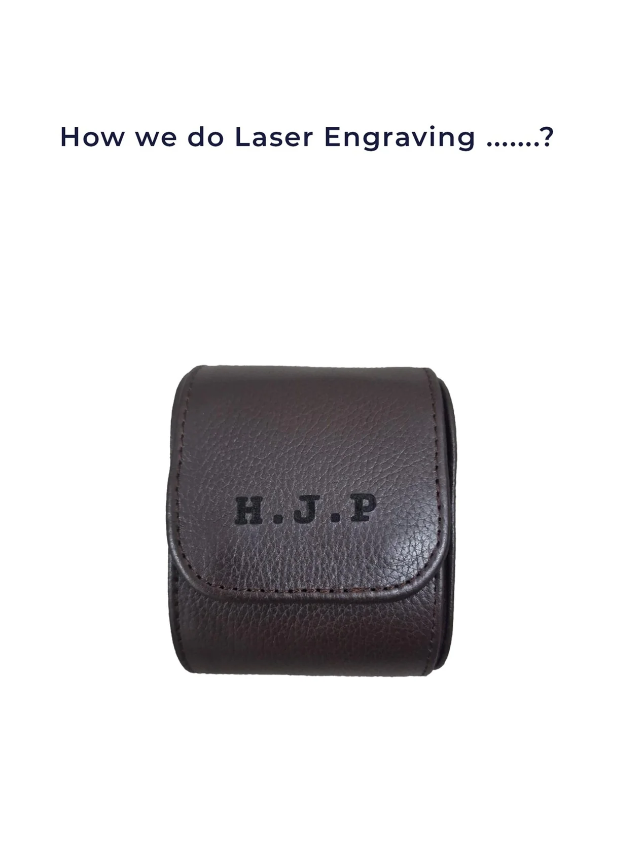 The Somerset Luxury Blue Leather Watch Case Roll - Image 4