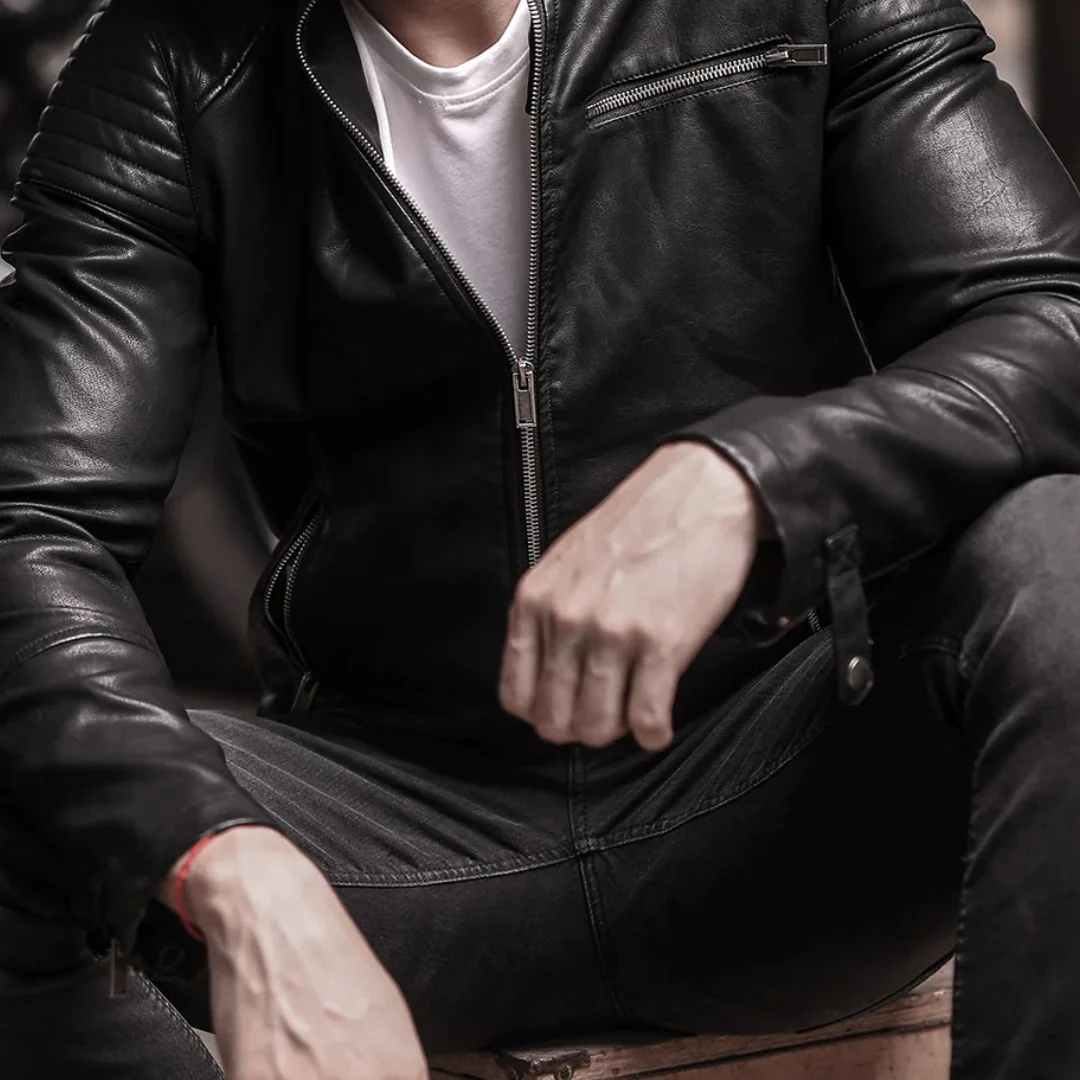 Sheep Skin Premium Warm & Stylish Full Grain Leather Jacket - Image 10