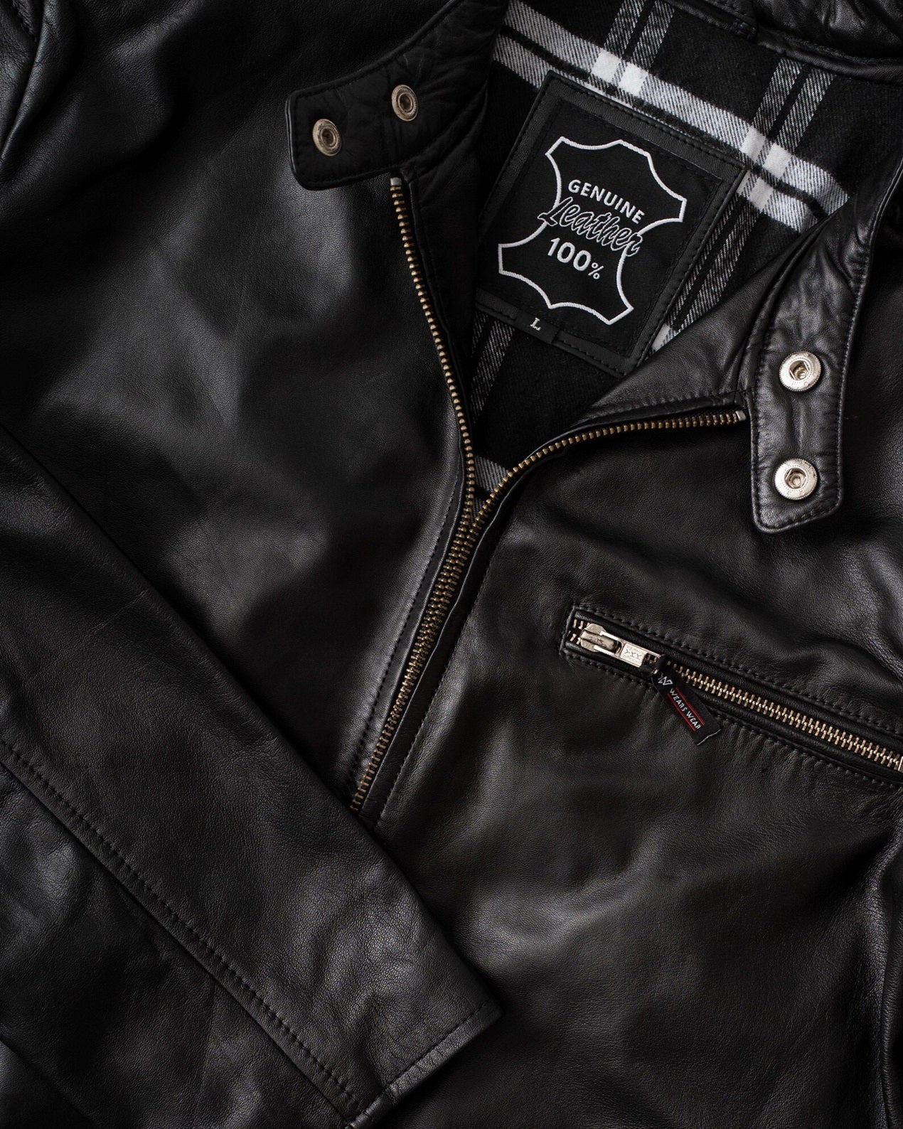 Sheep Skin Premium Warm & Stylish Full Grain Leather Jacket - Image 11