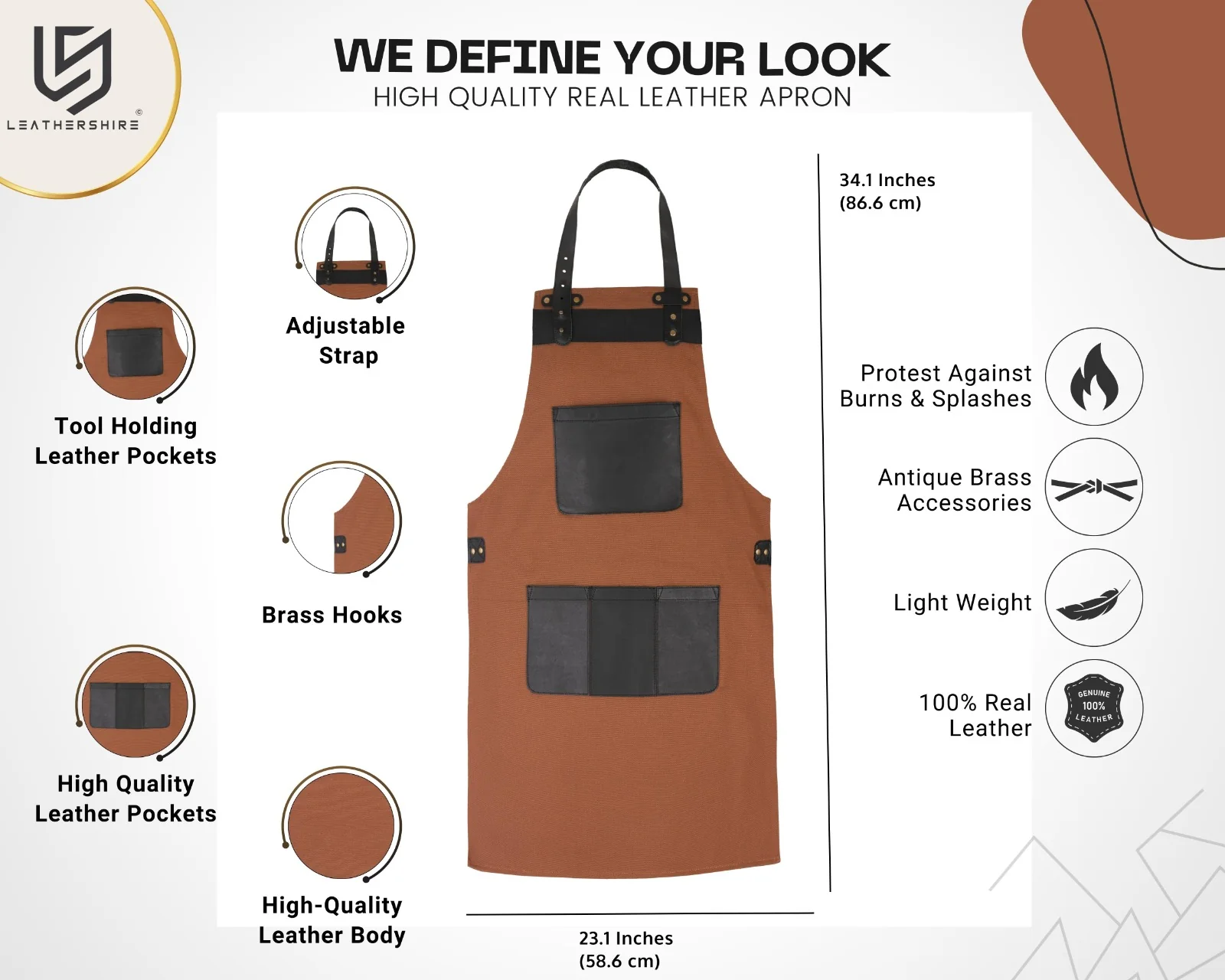 The East Riding of Yorkshire Canvas Butcher Apron - Image 18
