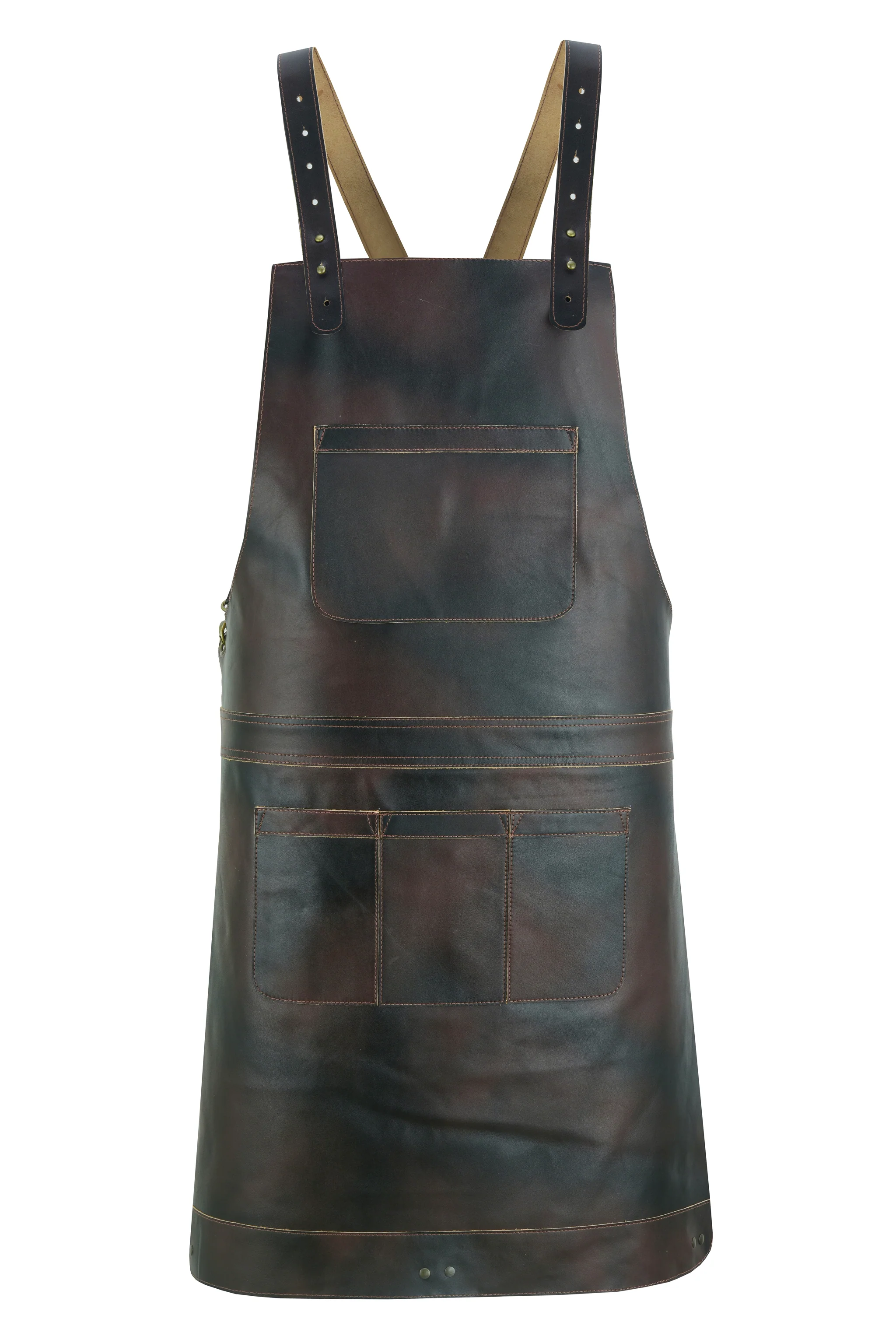 The Bedfordshire Full Grain Leather Crossbody Apron