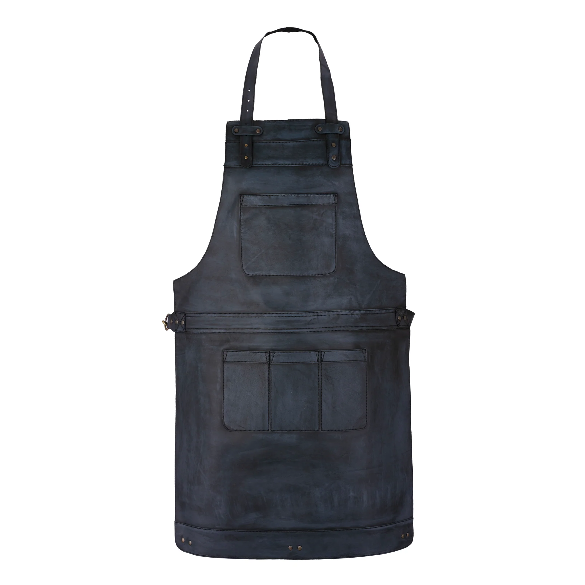 The Bedfordshire Full Grain Leather Apron - Image 45