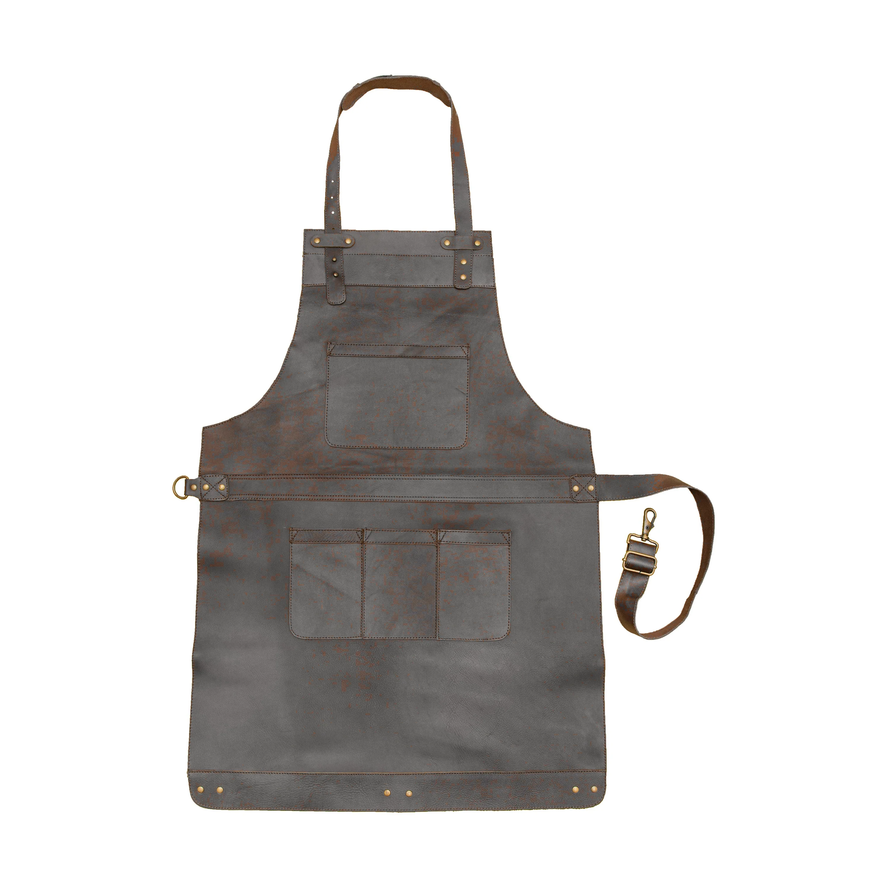 The Bedfordshire Full Grain Leather Apron - Image 48