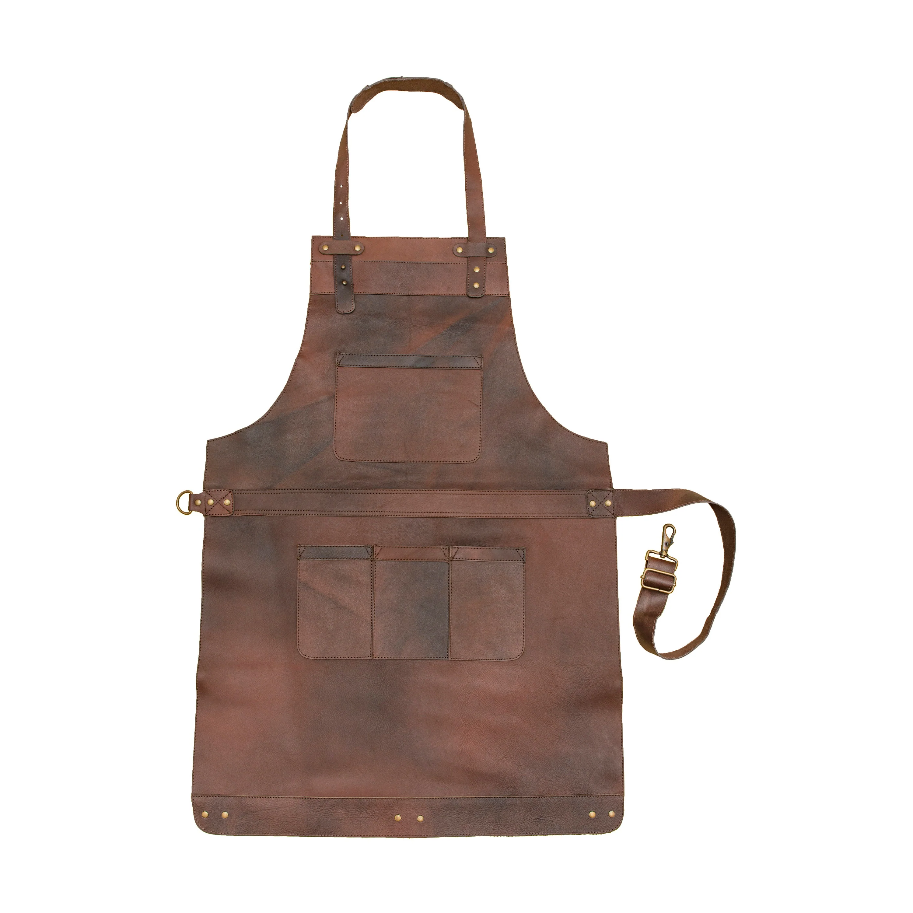 The Bedfordshire Full Grain Leather Apron - Image 4