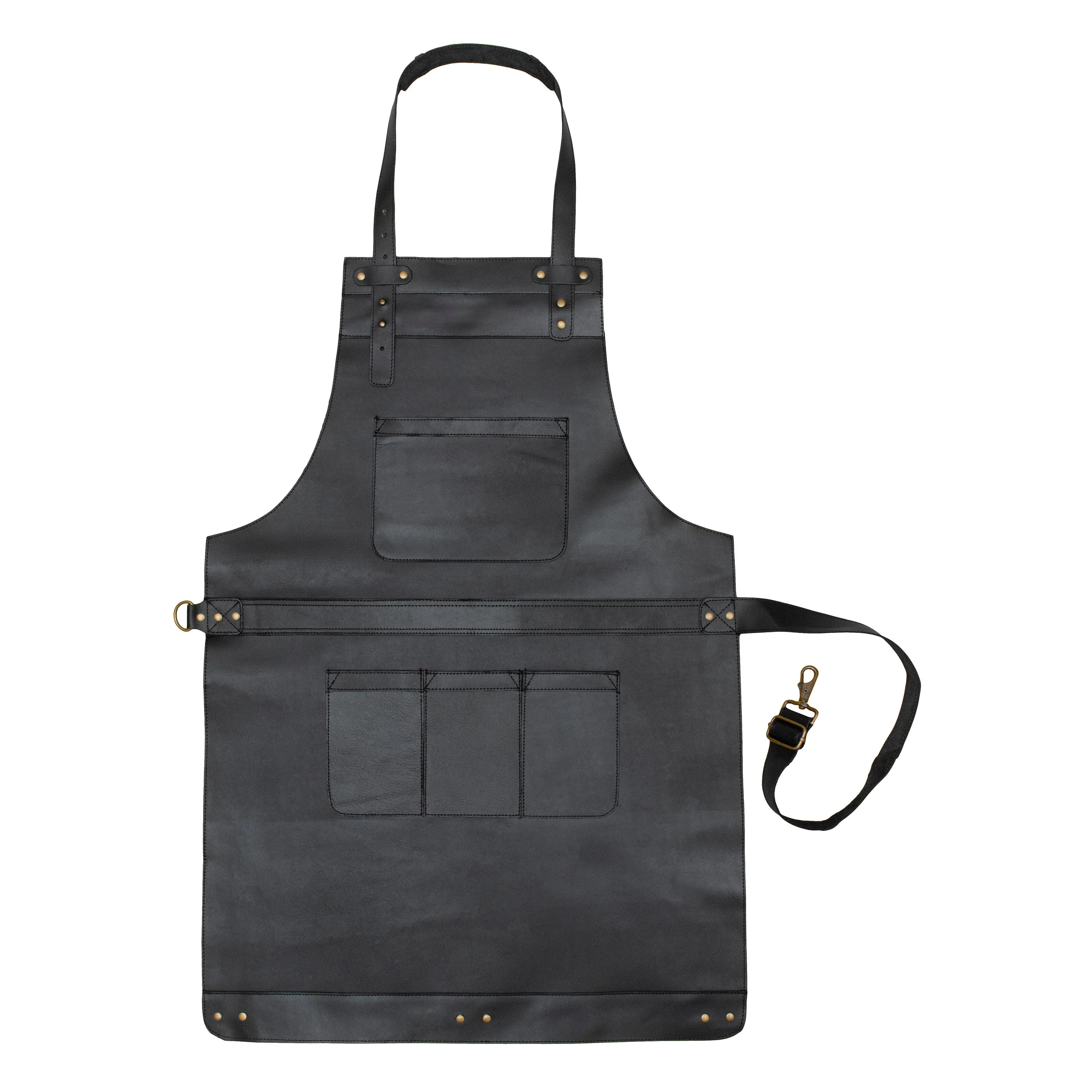 The Bedfordshire Full Grain Leather Apron - Image 18