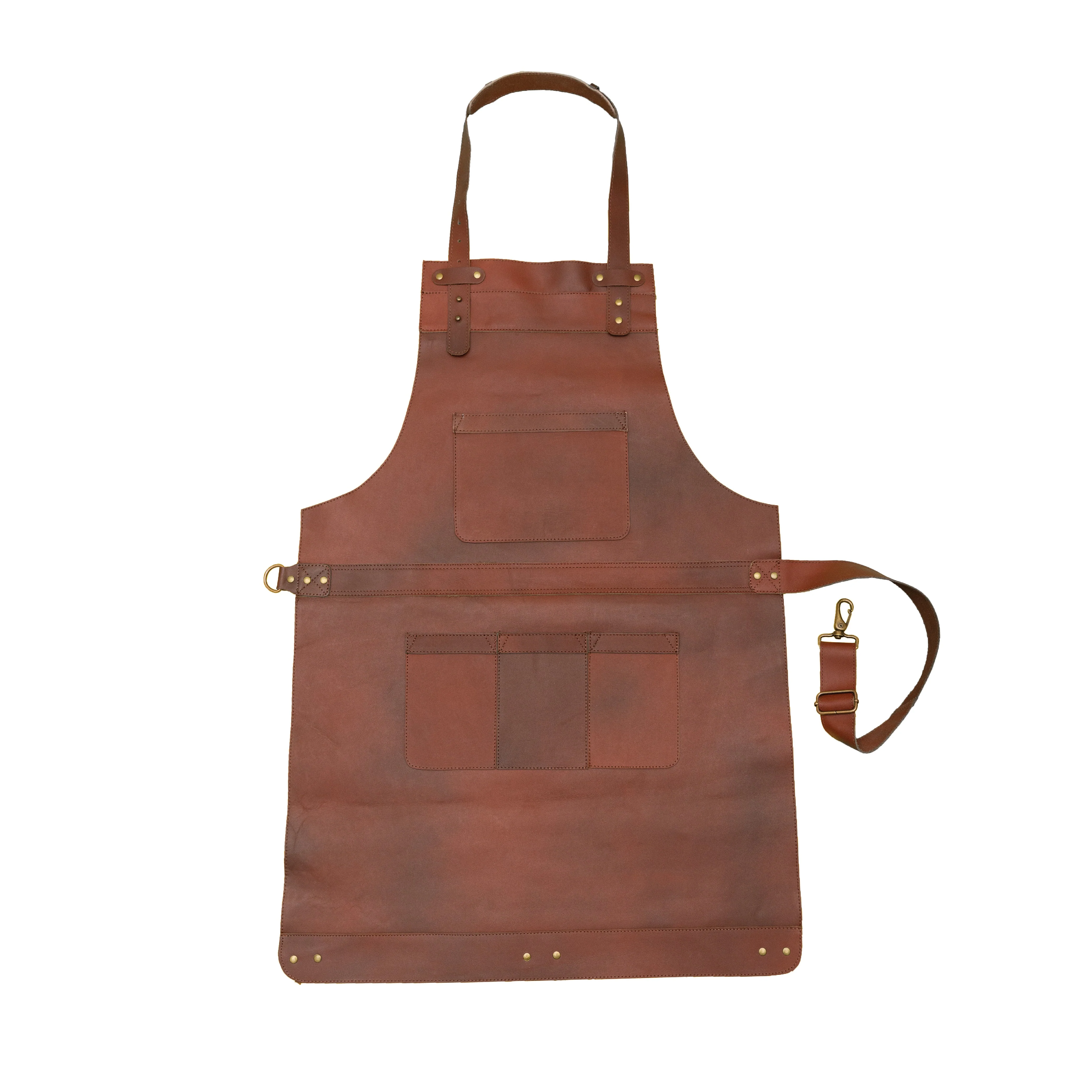 The Bedfordshire Full Grain Leather Apron - Image 28