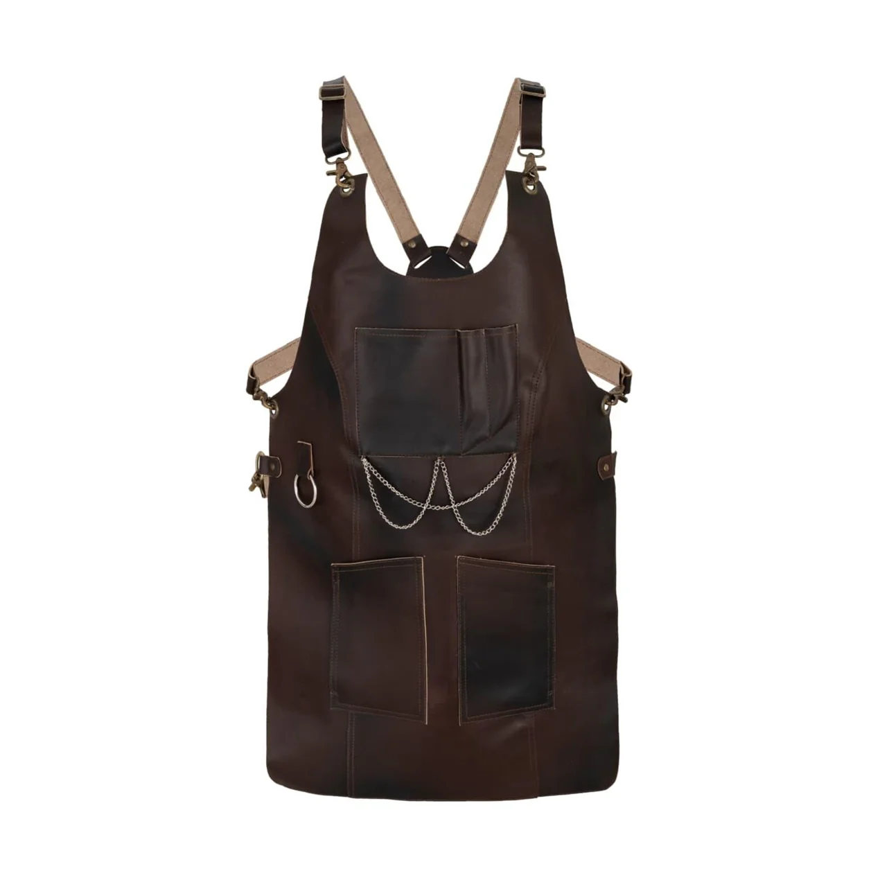 The Bedfordshire New Style Ladies Leather Apron - Image 3