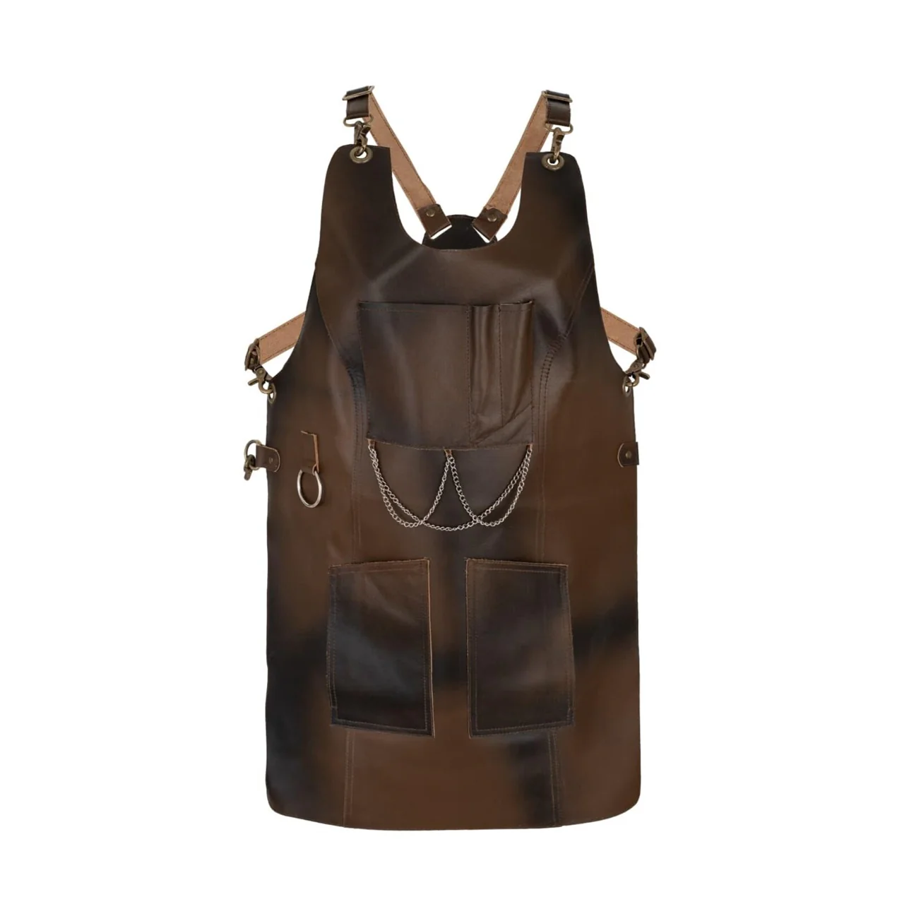 The Bedfordshire New Style Ladies Leather Apron - Image 5