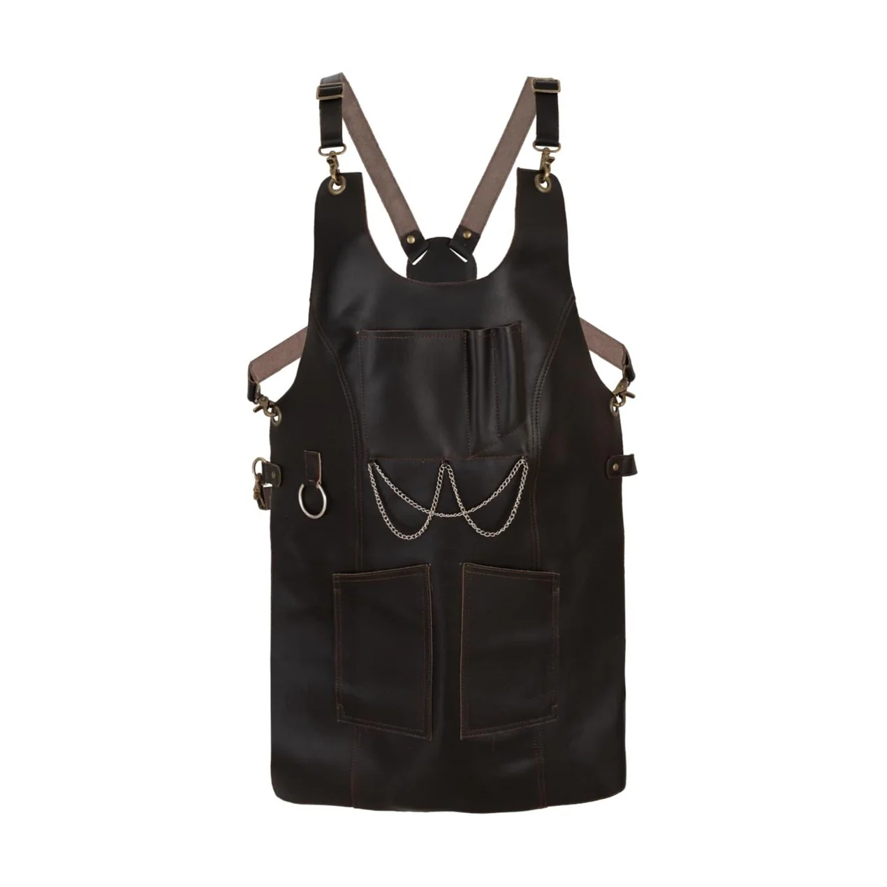 The Bedfordshire New Style Ladies Leather Apron - Image 9
