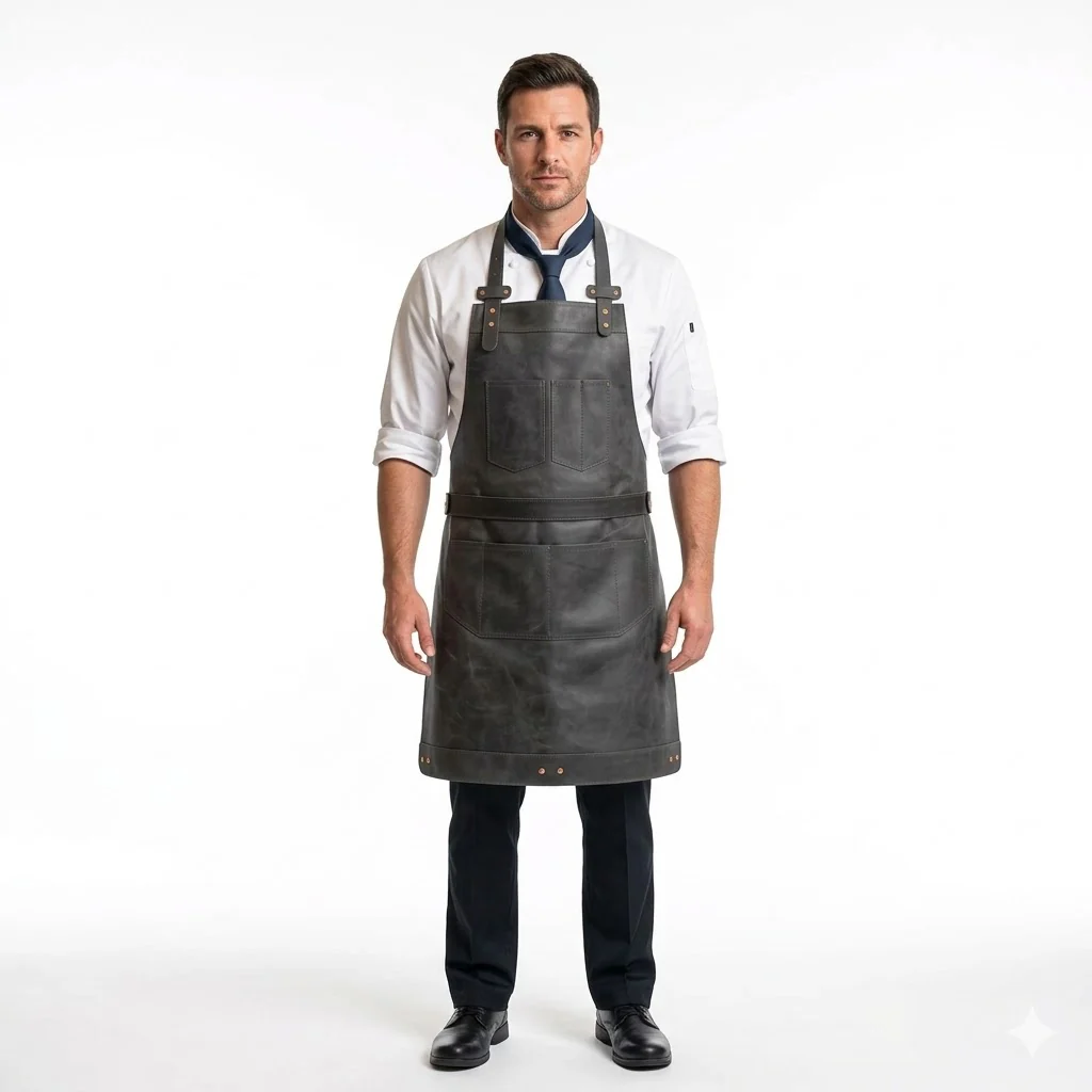 The Berkshire Full Grain Leather Apron - Image 31