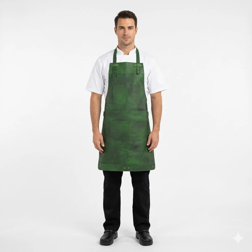 The Berkshire Full Grain Leather Apron - Image 35