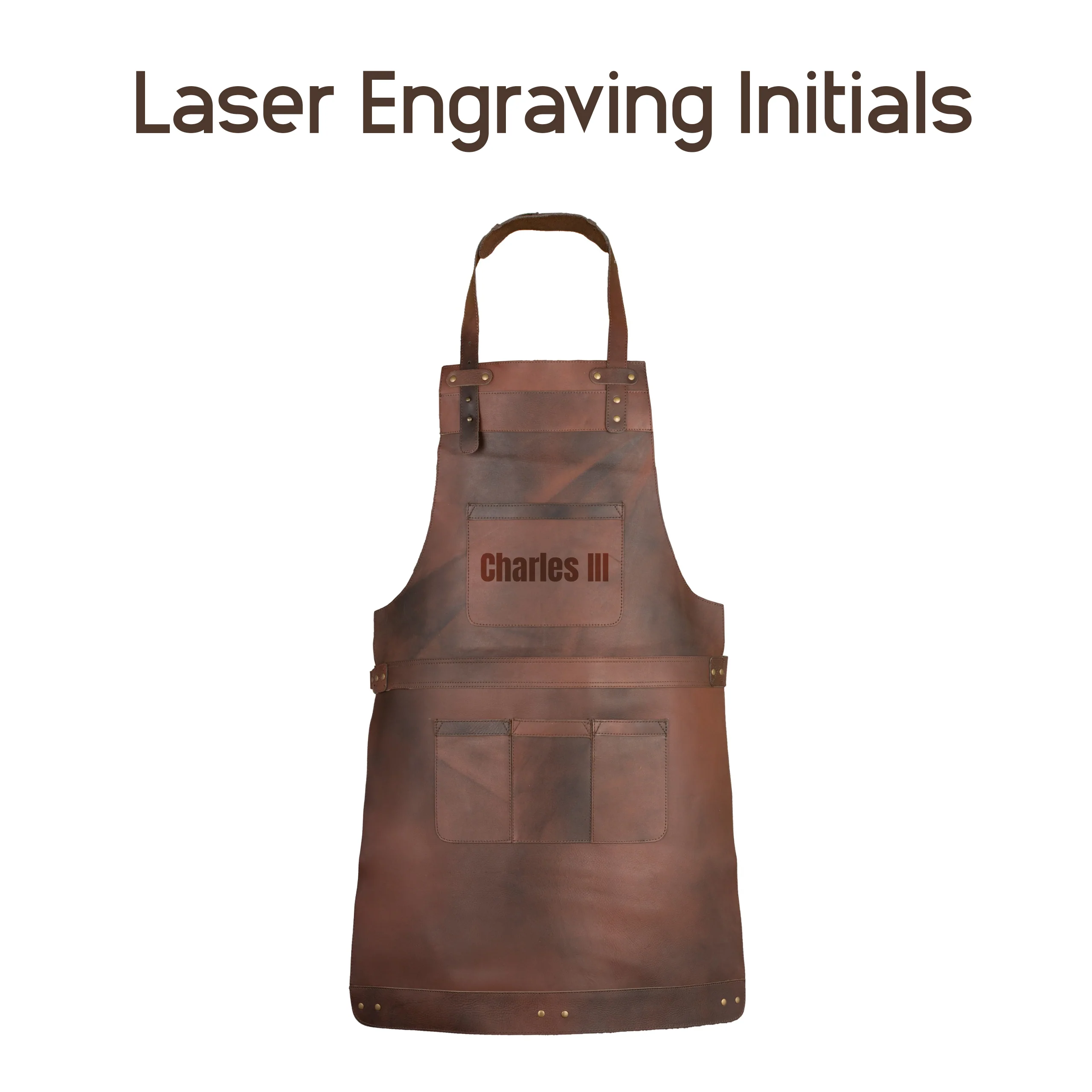The Devon Full Grain Leather Apron - Image 37
