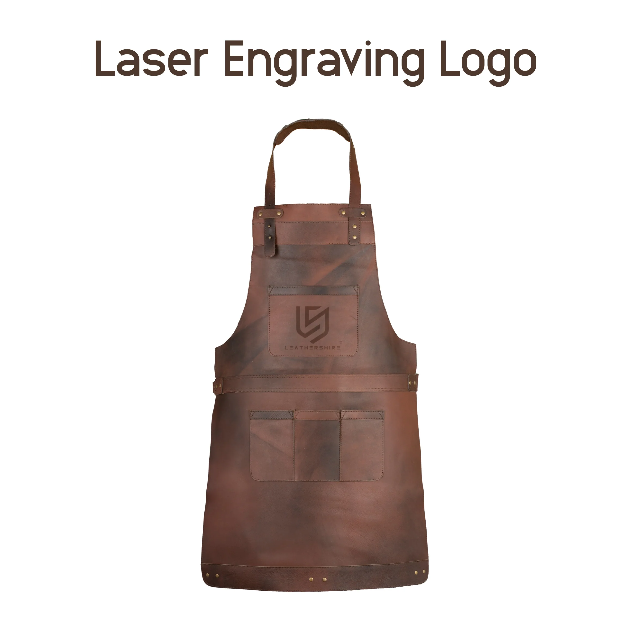 The Devon Full Grain Leather Apron - Image 38