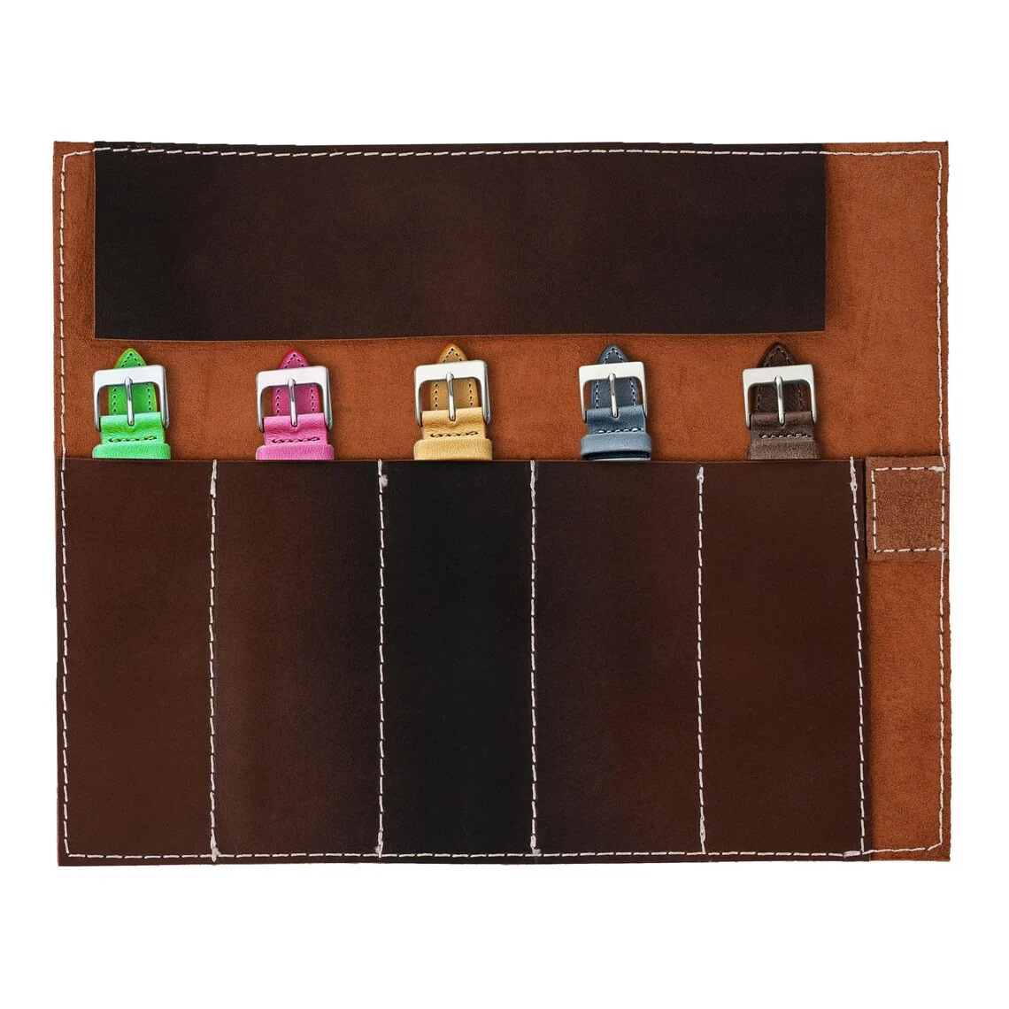 The Cambridgeshire Leather 5 watch strap cases storage case - Image 3