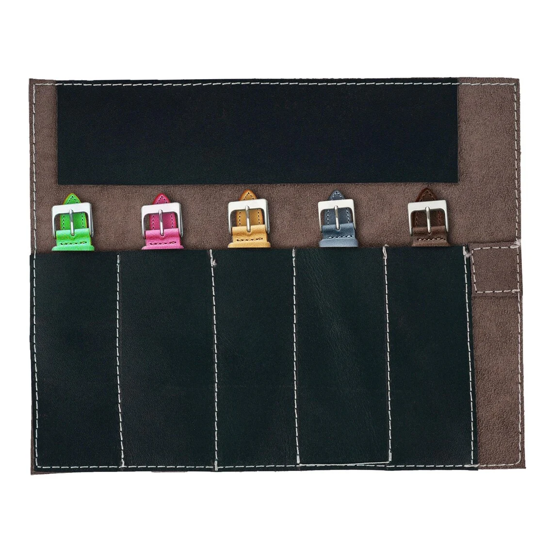 The Cambridgeshire Leather 5 watch strap cases storage case - Image 4