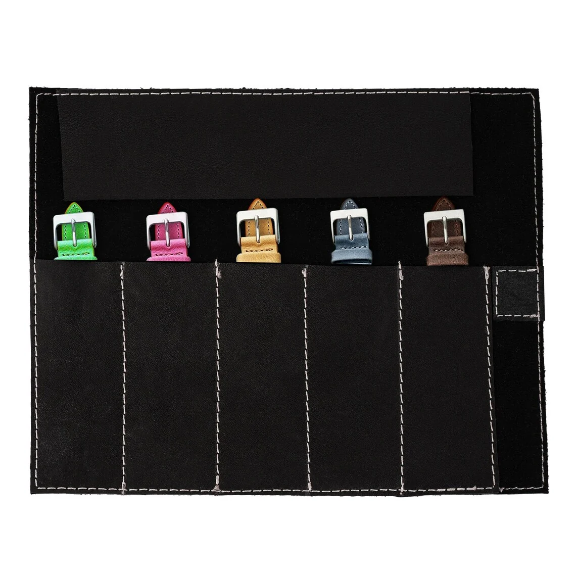 The Cambridgeshire Leather 5 watch strap cases storage case - Image 5