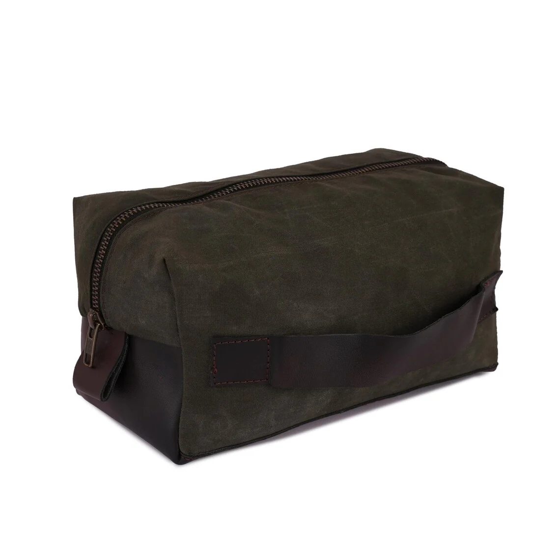 The Derbyshire Waxed Canvas Shaving Bag - Image 9
