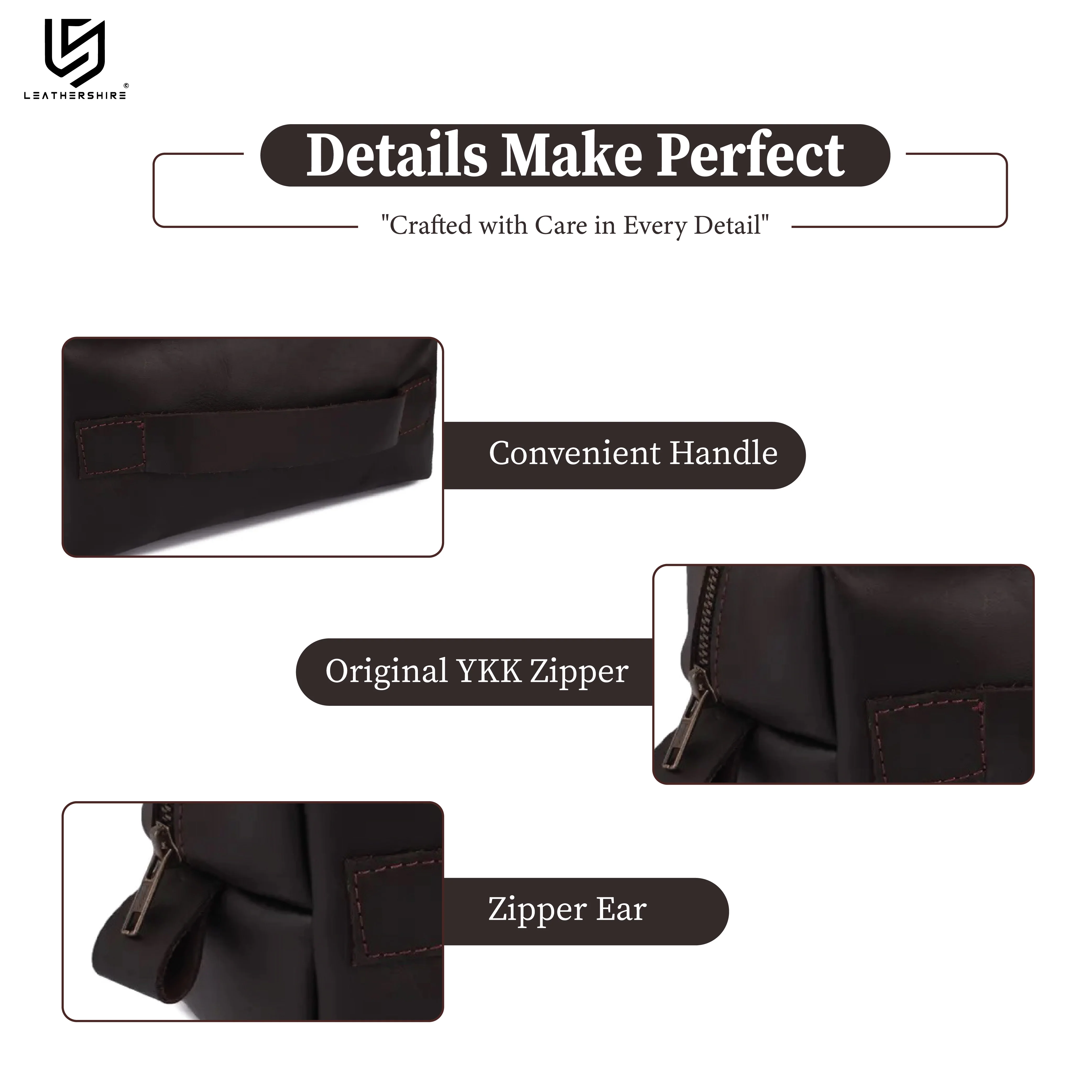 The City of London Leather Shaving Bag - Image 20