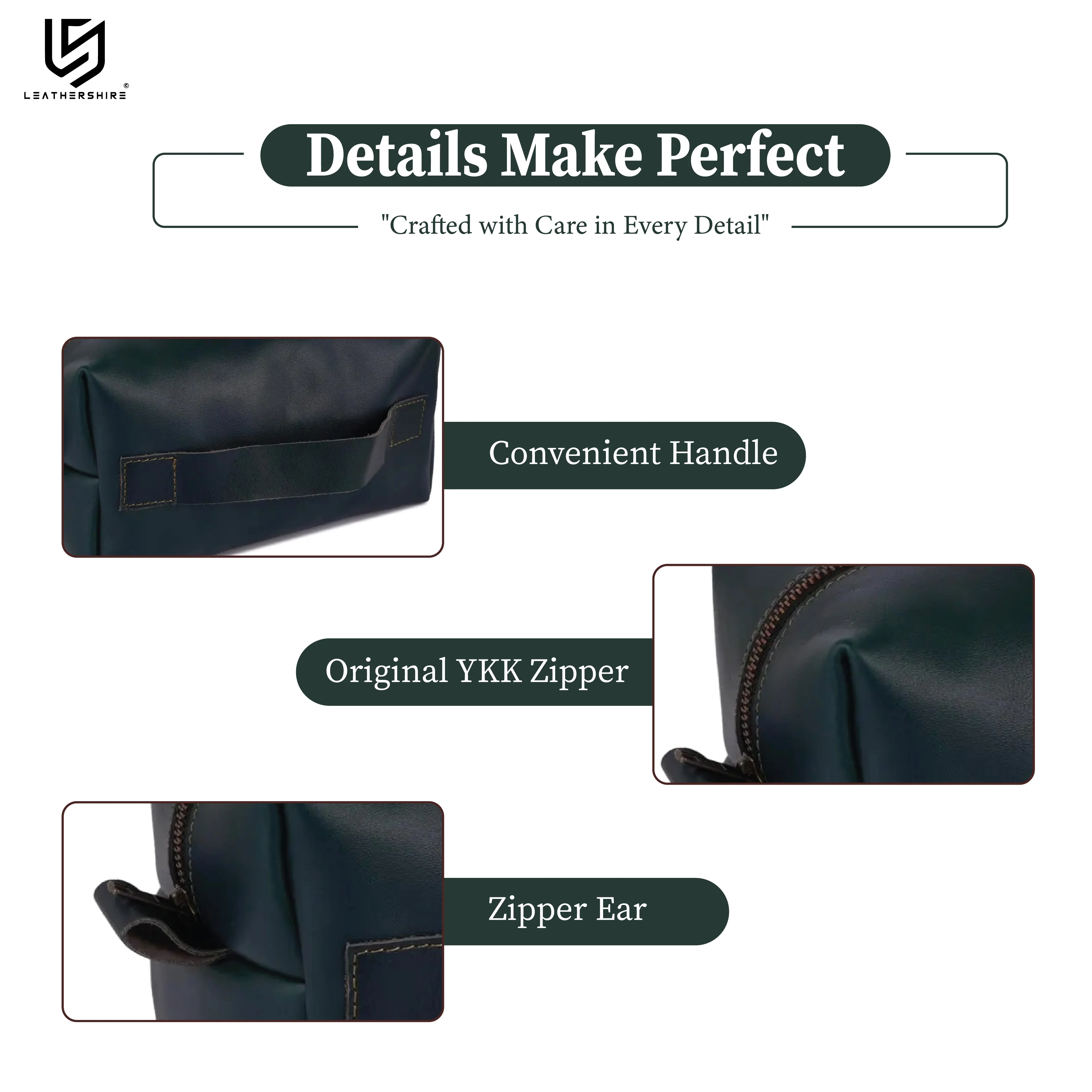 The City of London Leather Shaving Bag - Image 22