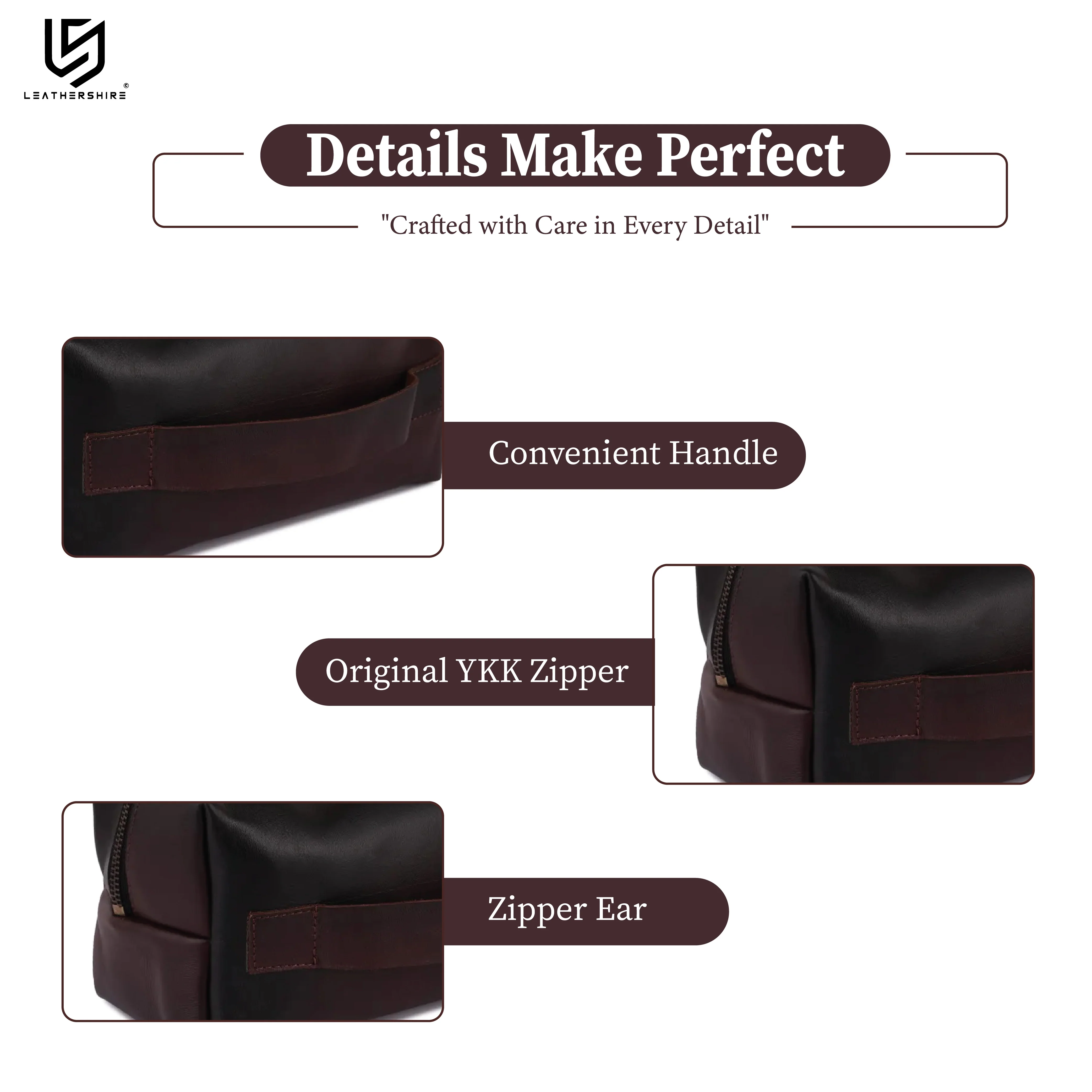 The City of London Leather Shaving Bag - Image 24