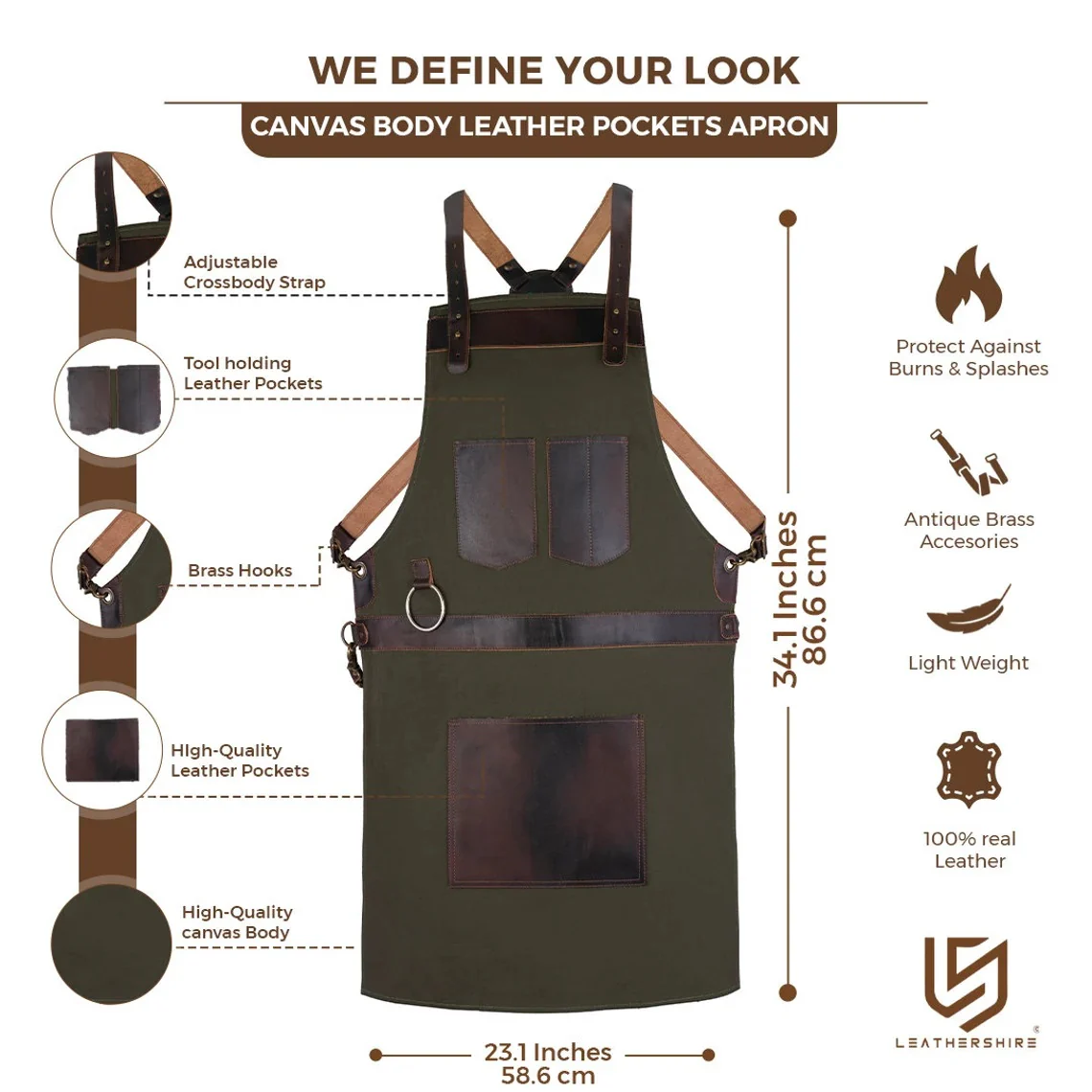 The Cornwall Canvas Crossbody Apron - Image 10
